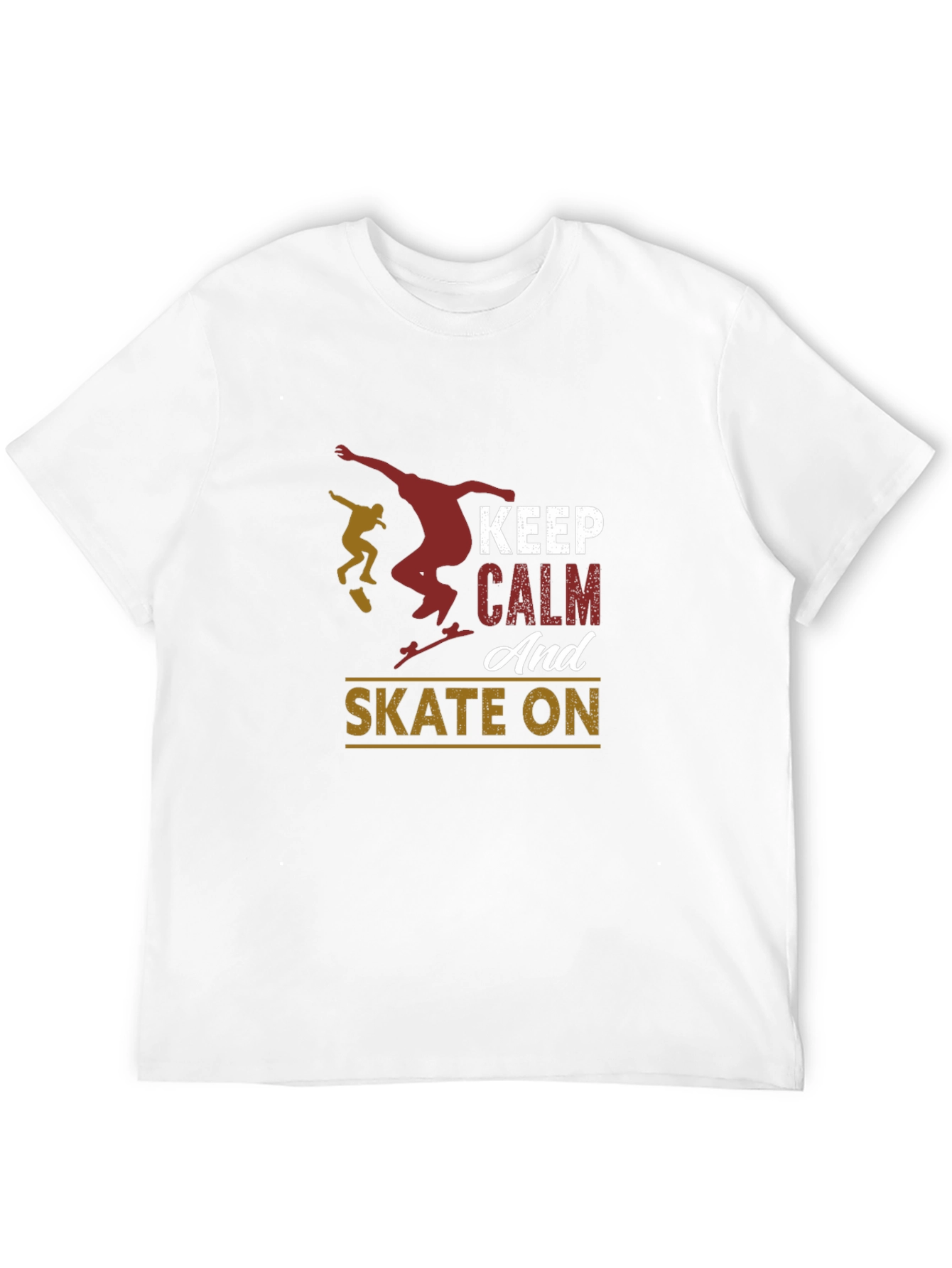 Keep Calm and Skate On T-Shirt