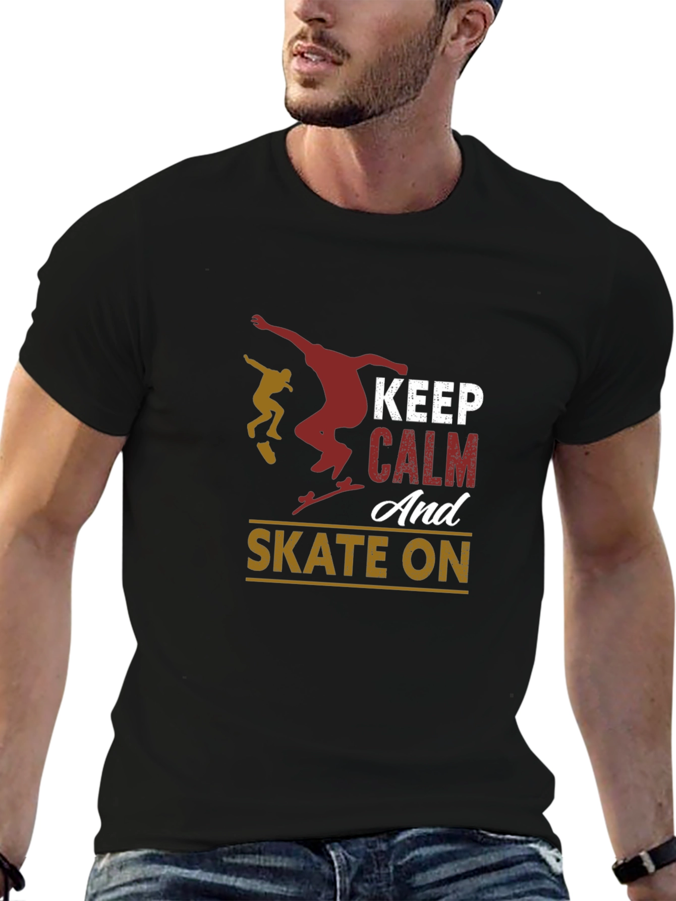 Keep Calm and Skate On T-Shirt