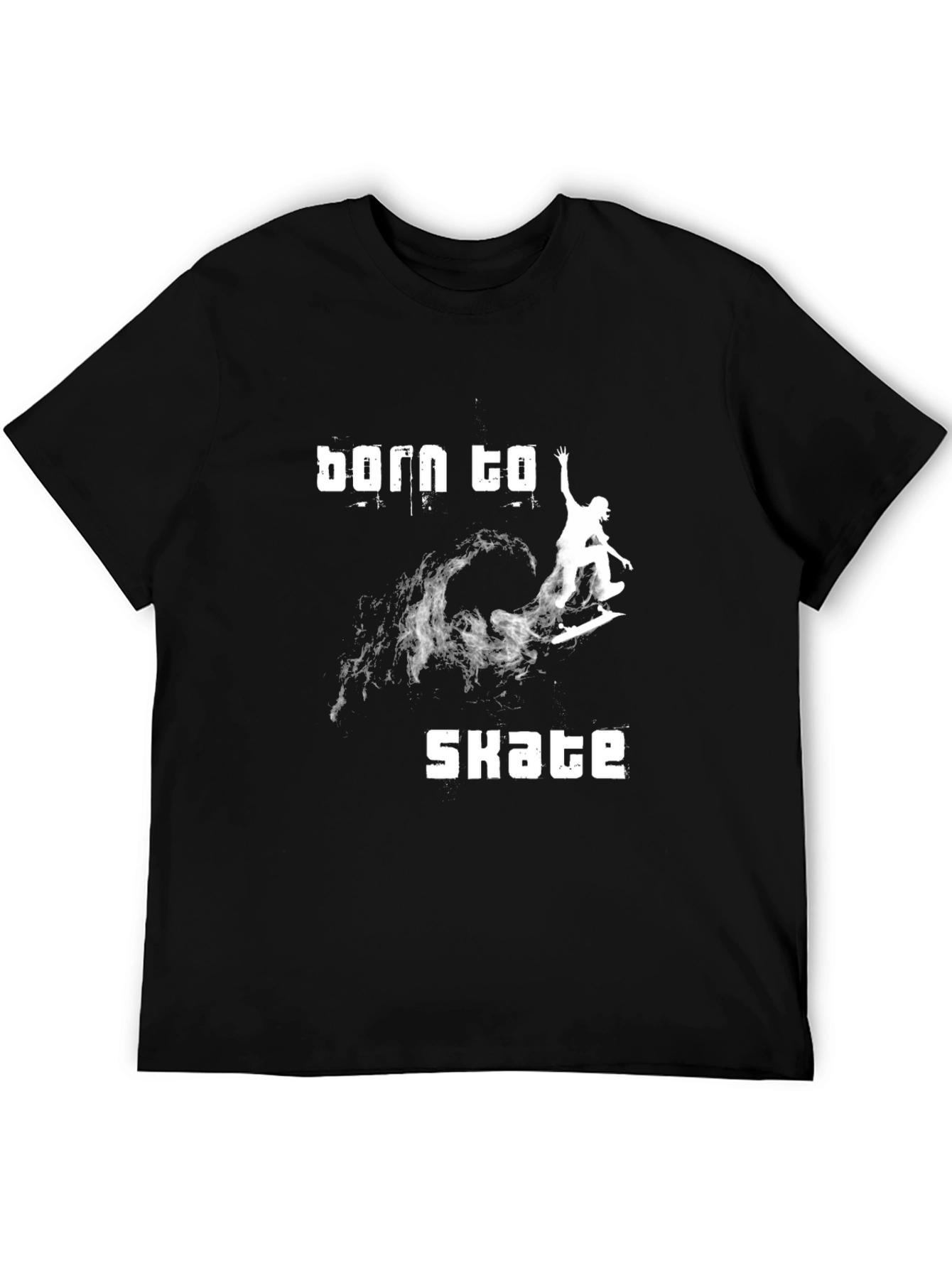 Born to Skate Graphic Tee - Black