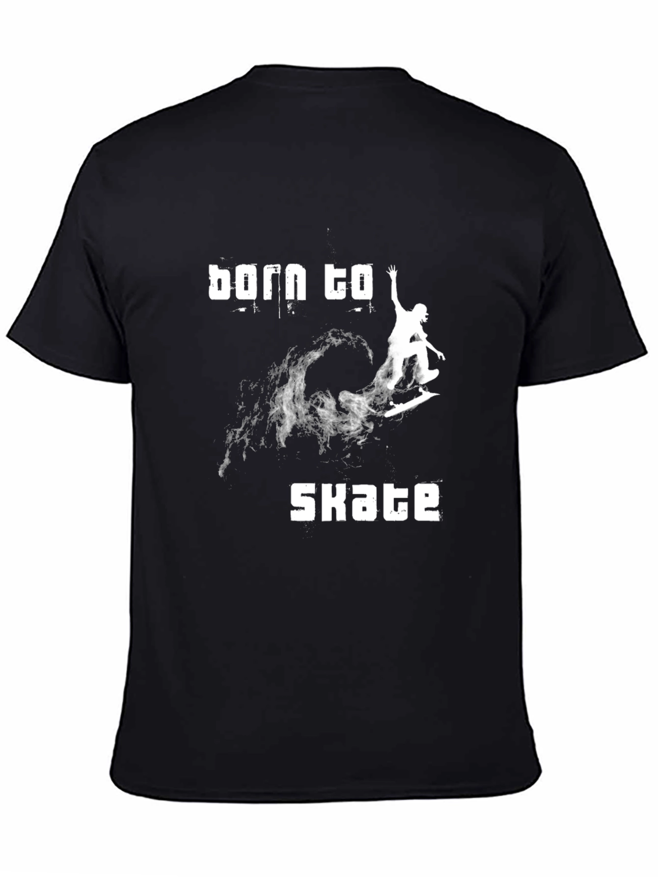 Born to Skate Graphic Tee - Black