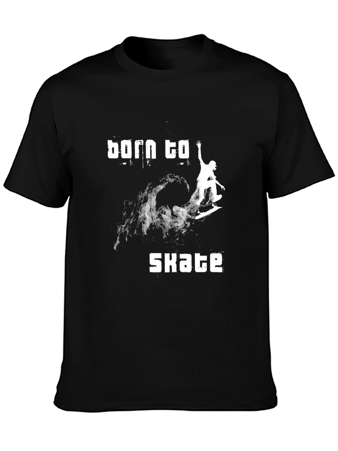 Born to Skate Graphic Tee - Black