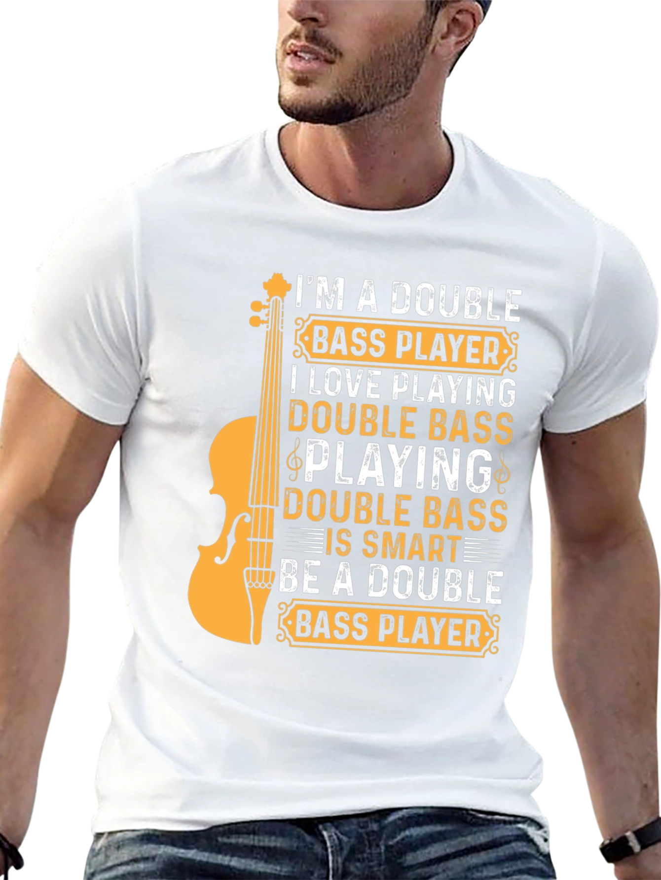 Double Bass Player T-Shirt - Musician Tee