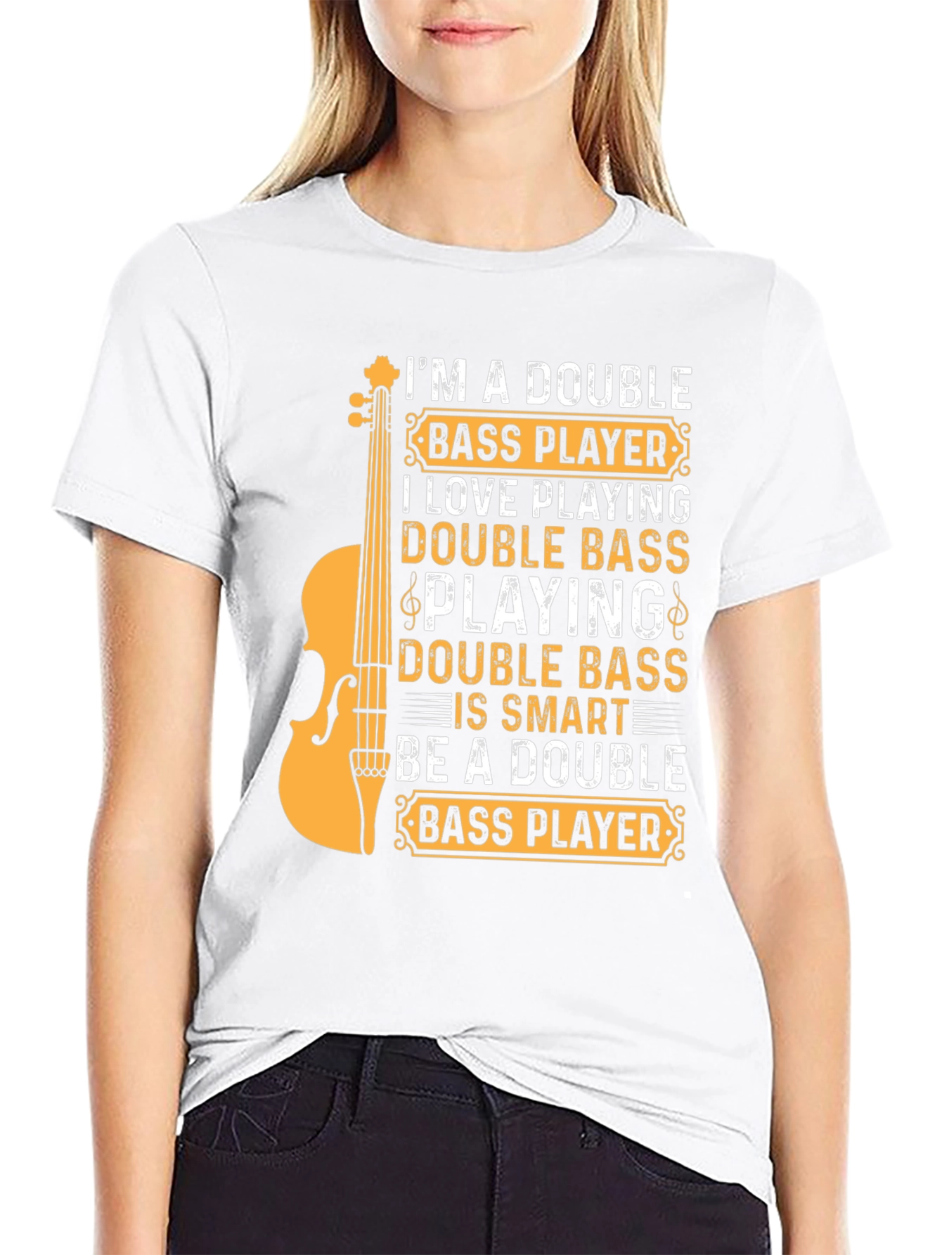 Double Bass Player T-Shirt - Musician Tee