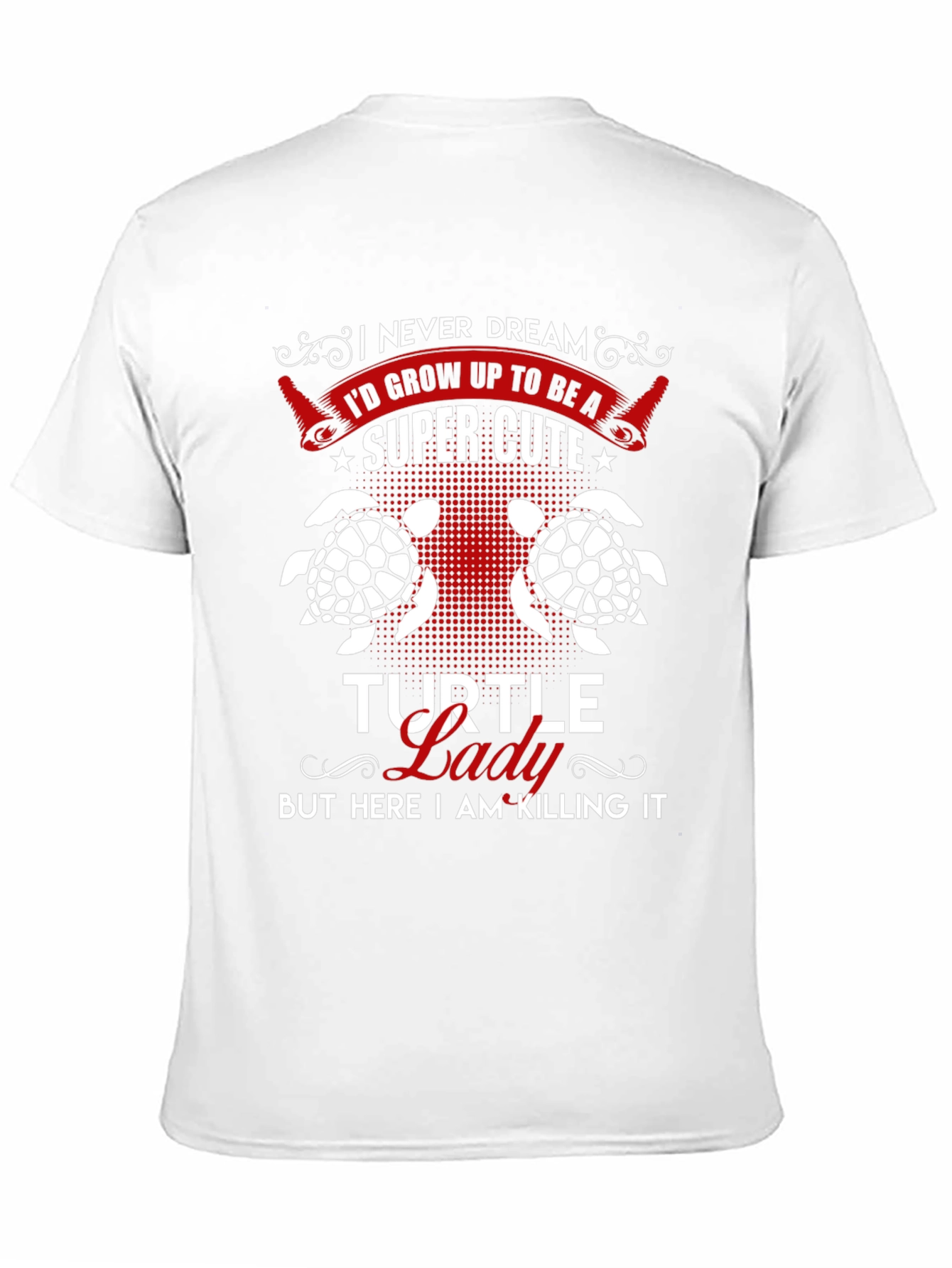 Super Cute Turtle Lady Graphic Tee
