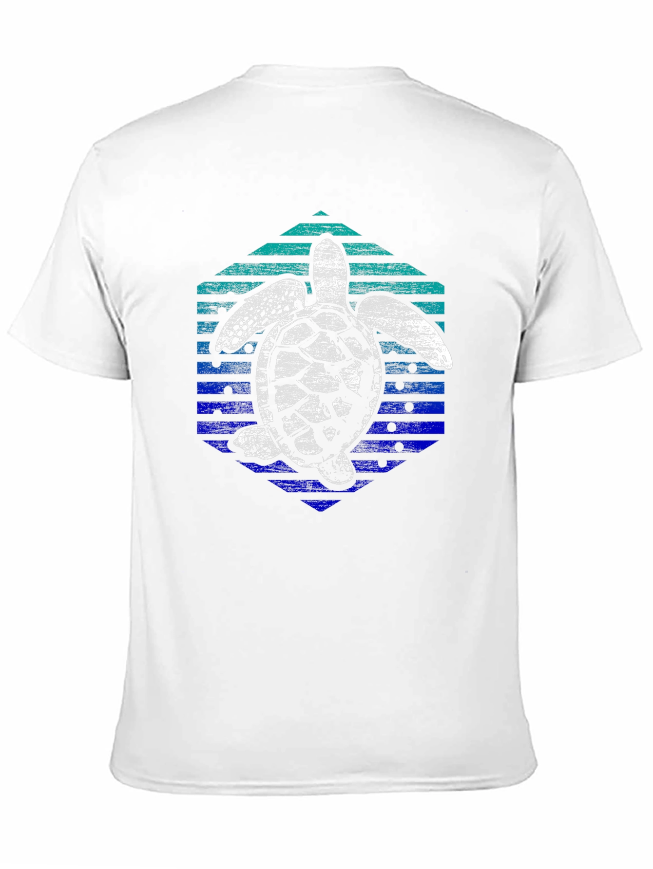 Retro Turtle Graphic Tee - Ocean Lover Shirt