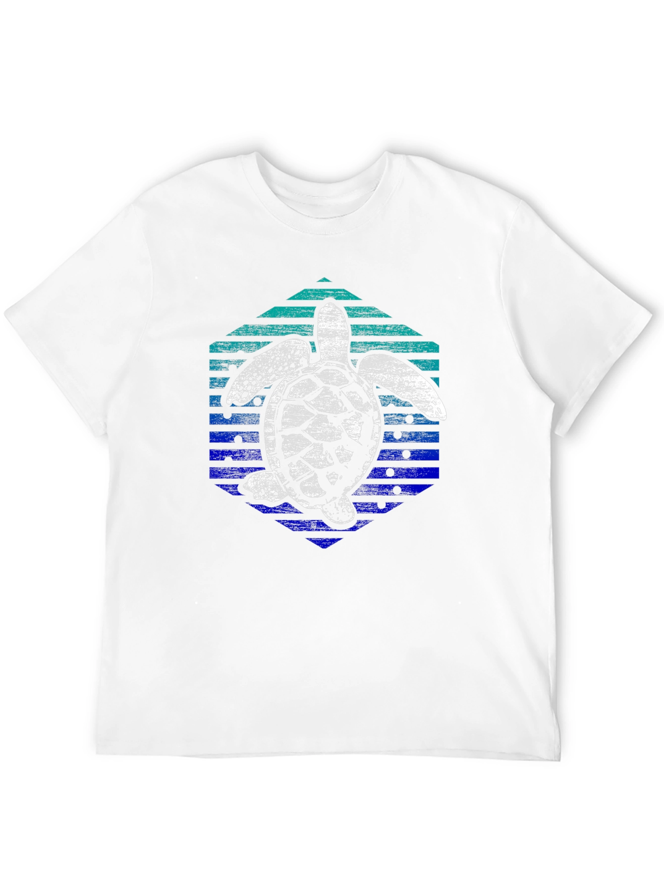 Retro Turtle Graphic Tee - Ocean Lover Shirt