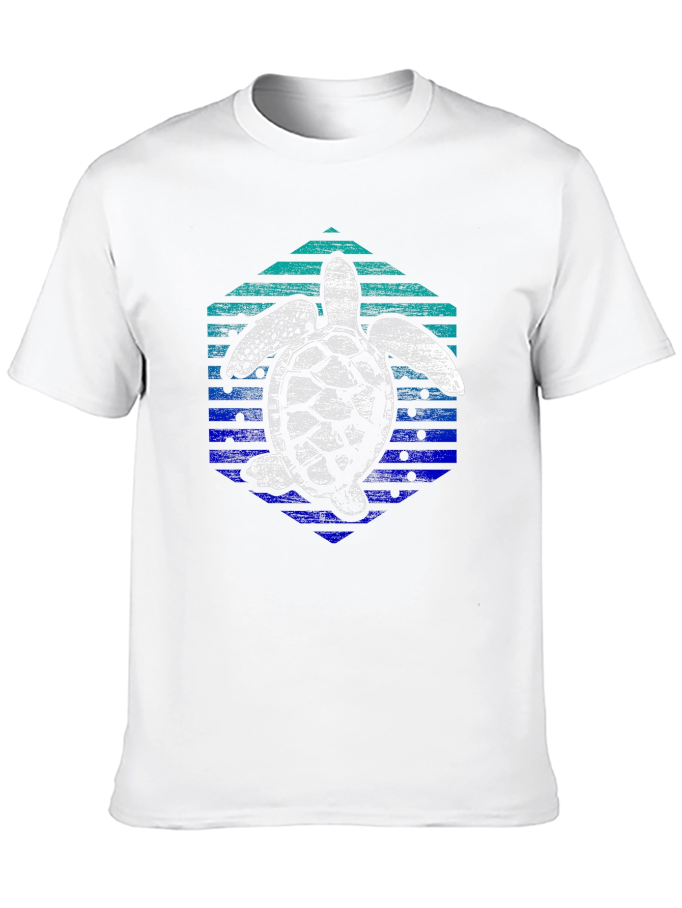 Retro Turtle Graphic Tee - Ocean Lover Shirt