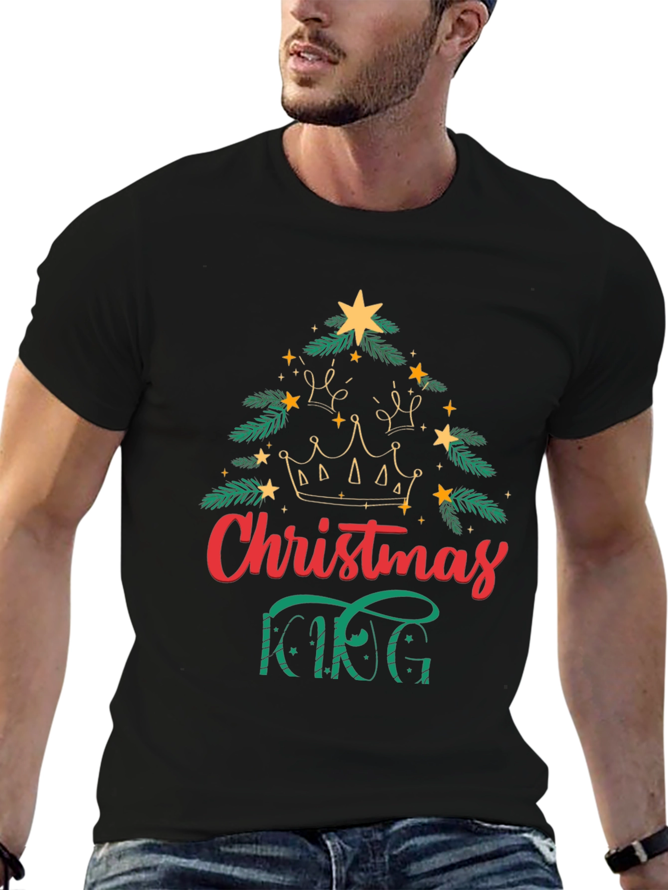 Christmas King Graphic Tee - Holiday Style