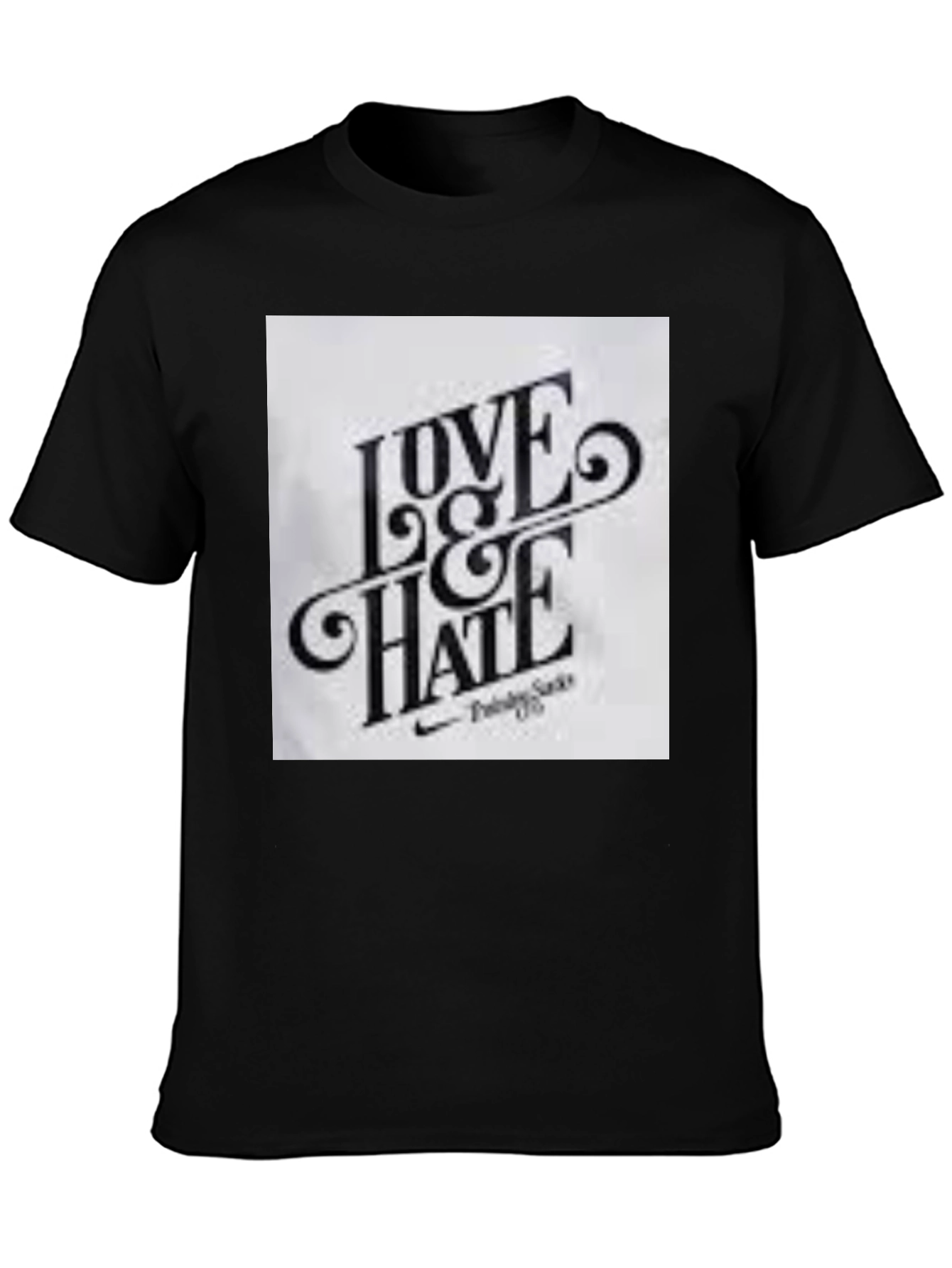 Love & Hate Graphic Tee - Trendy Style