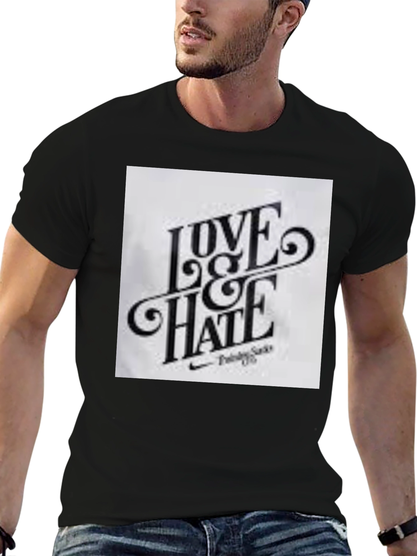 Love & Hate Graphic Tee - Trendy Style