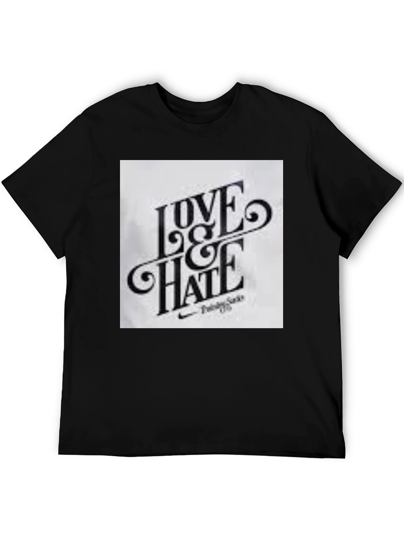 Love & Hate Graphic Tee - Trendy Style