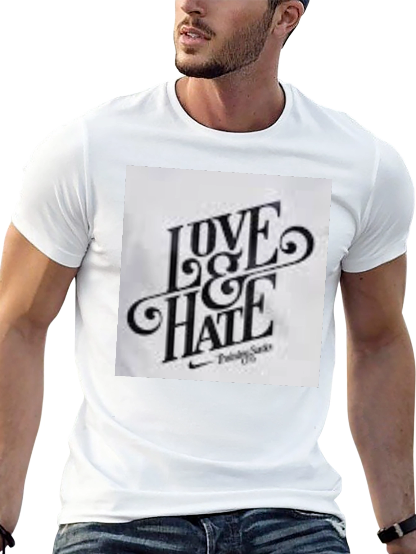 Love & Hate Graphic Tee - Trendy Style