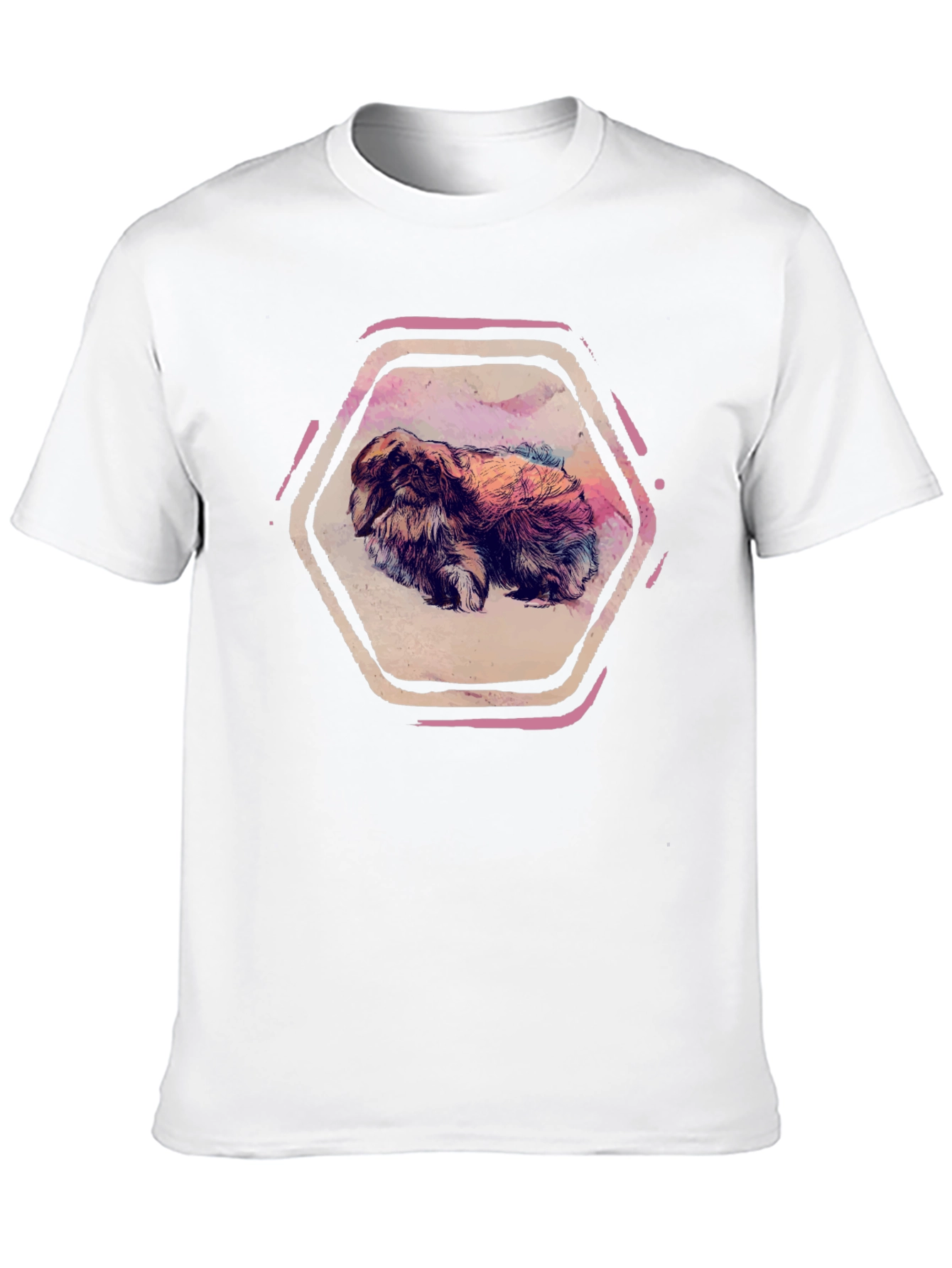 Rabbit Hexagon Graphic Tee