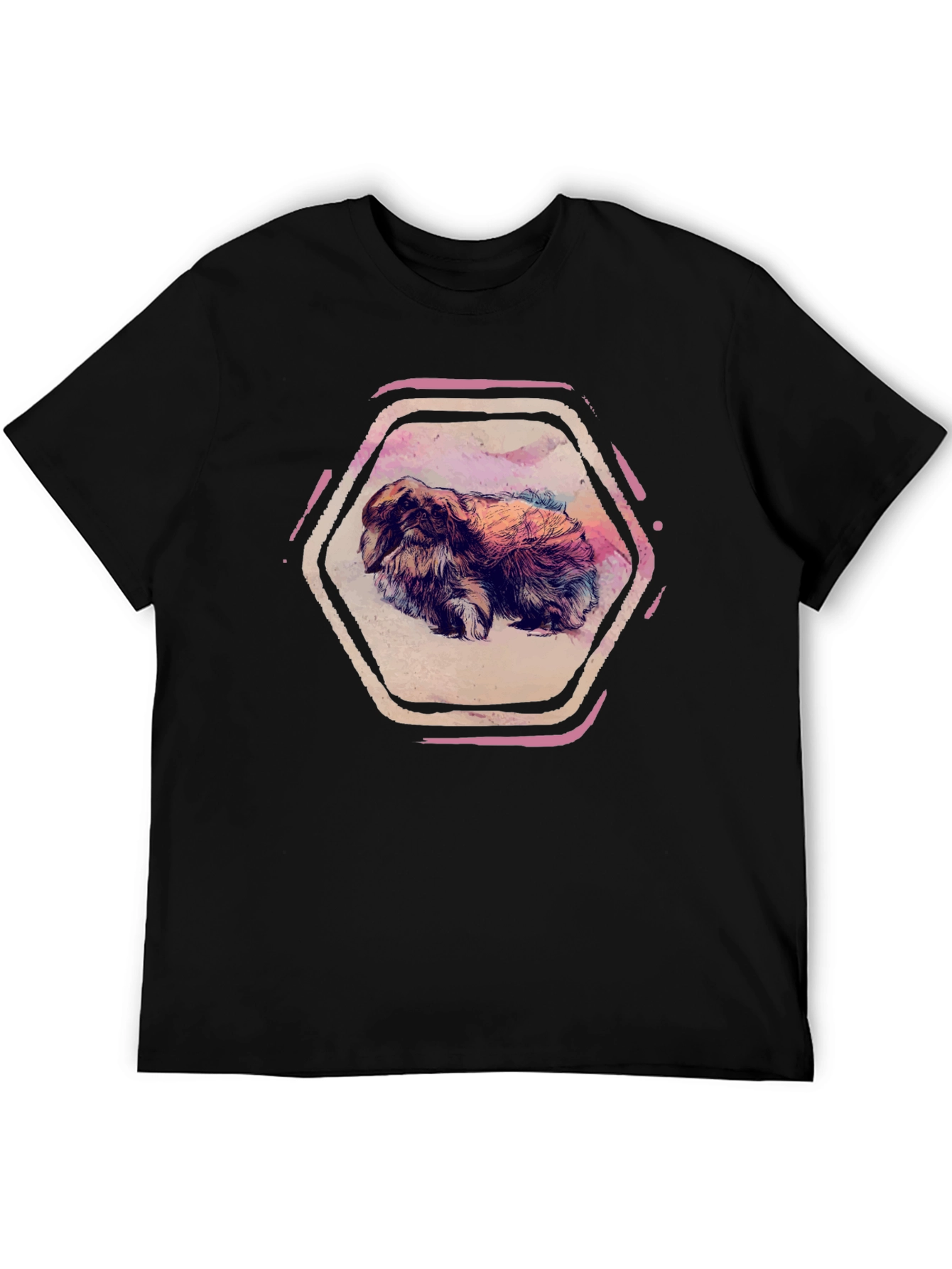 Rabbit Hexagon Graphic Tee
