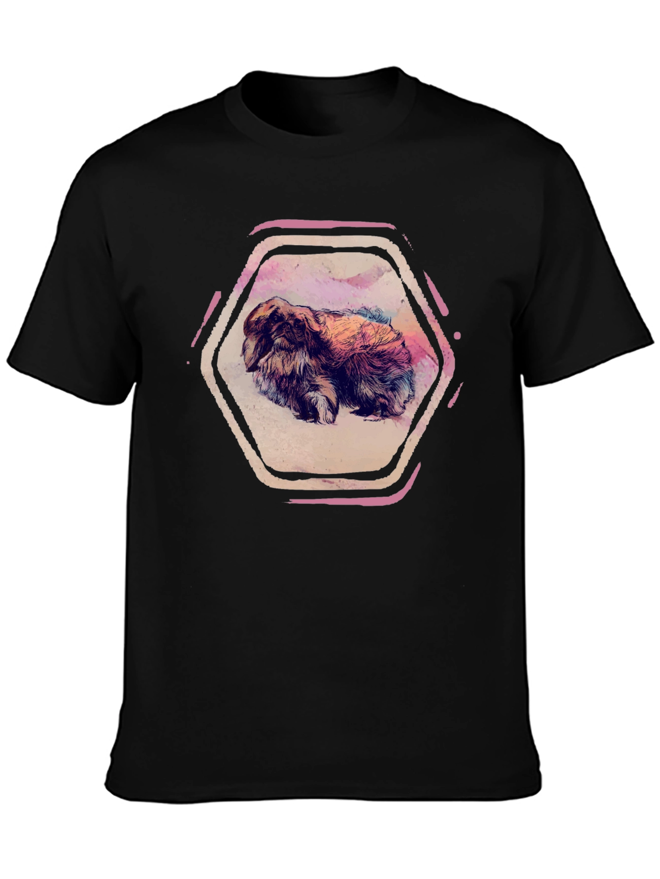 Rabbit Hexagon Graphic Tee