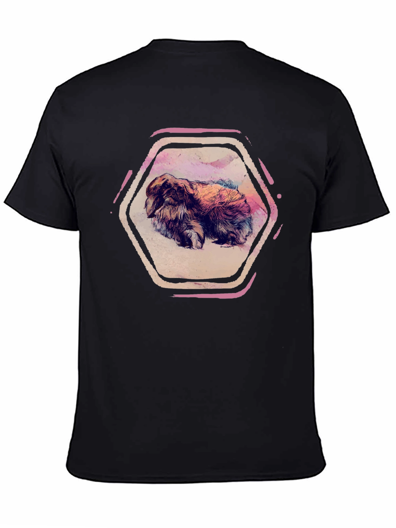 Rabbit Hexagon Graphic Tee