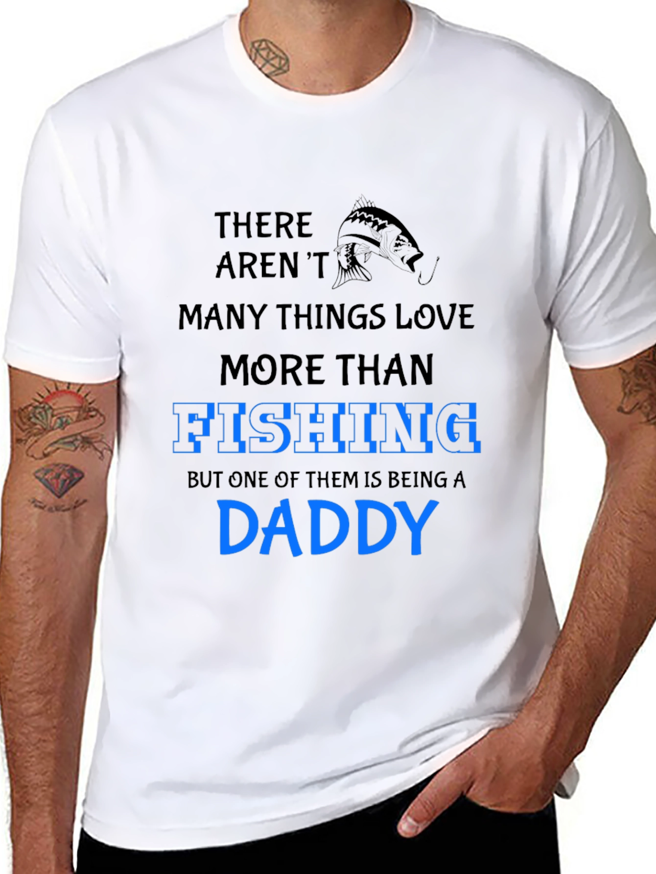 Fishing Daddy T-Shirt: Love for Fishing & Family