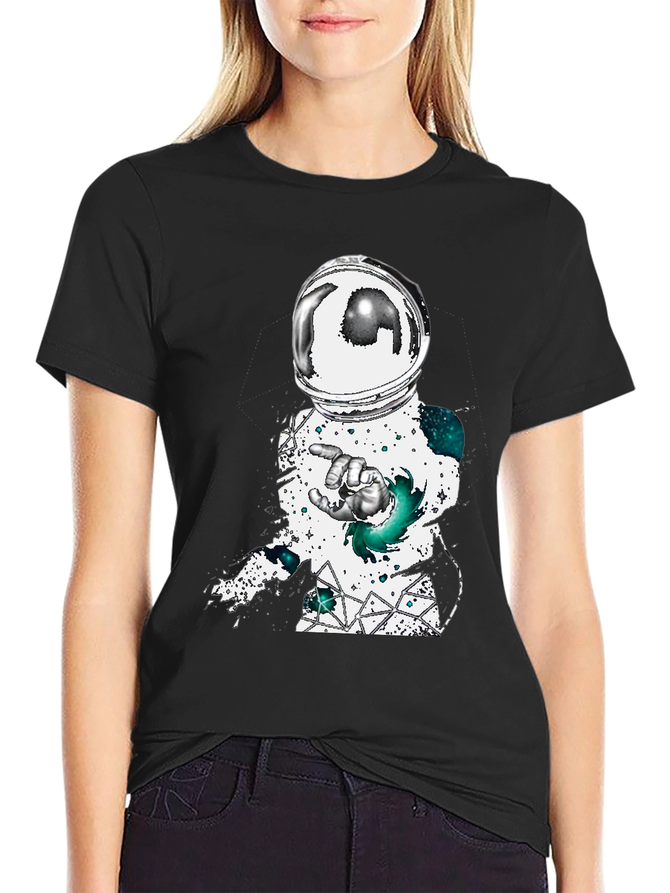 Astronaut Graphic Tee - Space Explorer Design