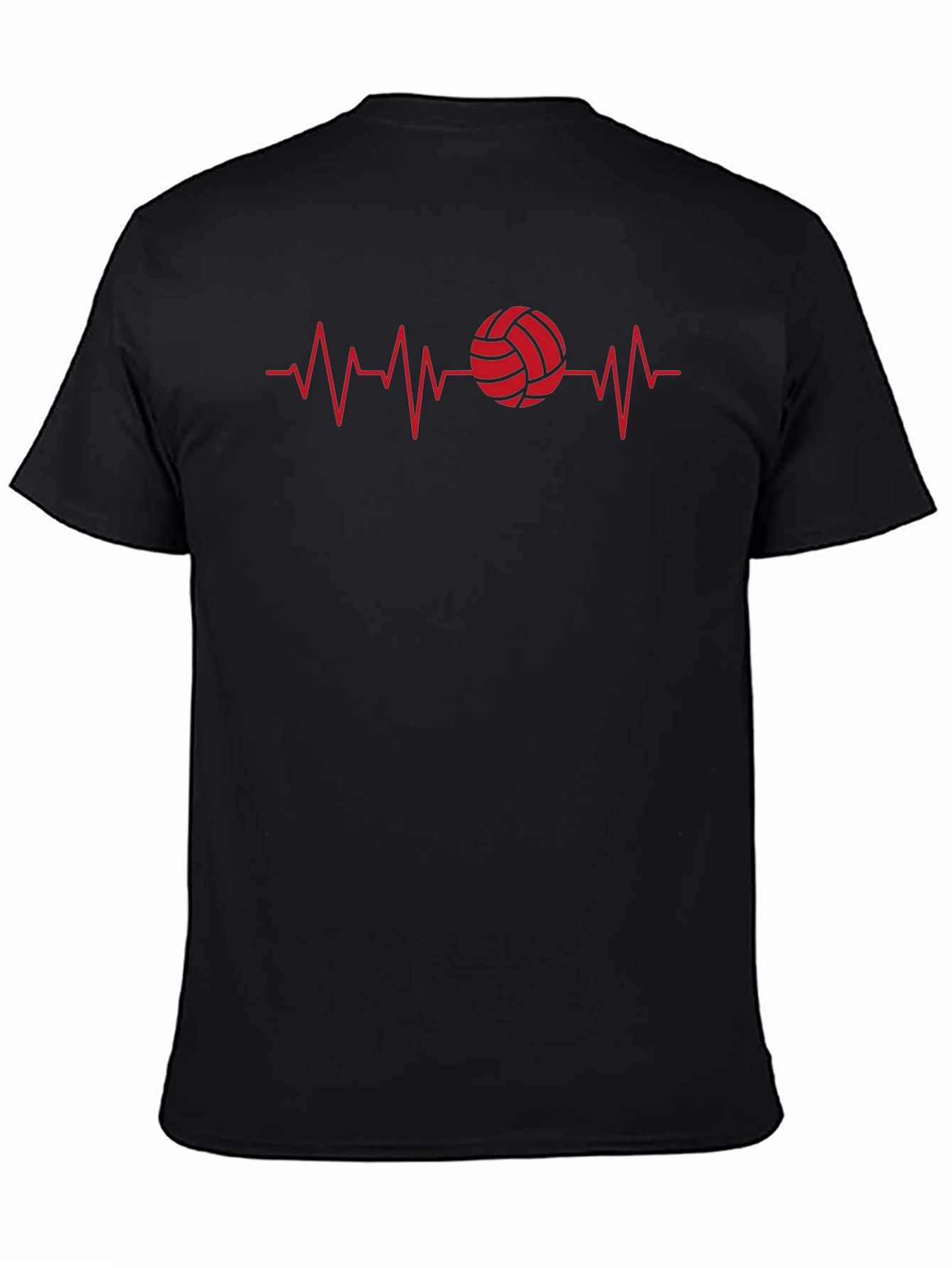 Volleyball Heartbeat Graphic T-Shirt