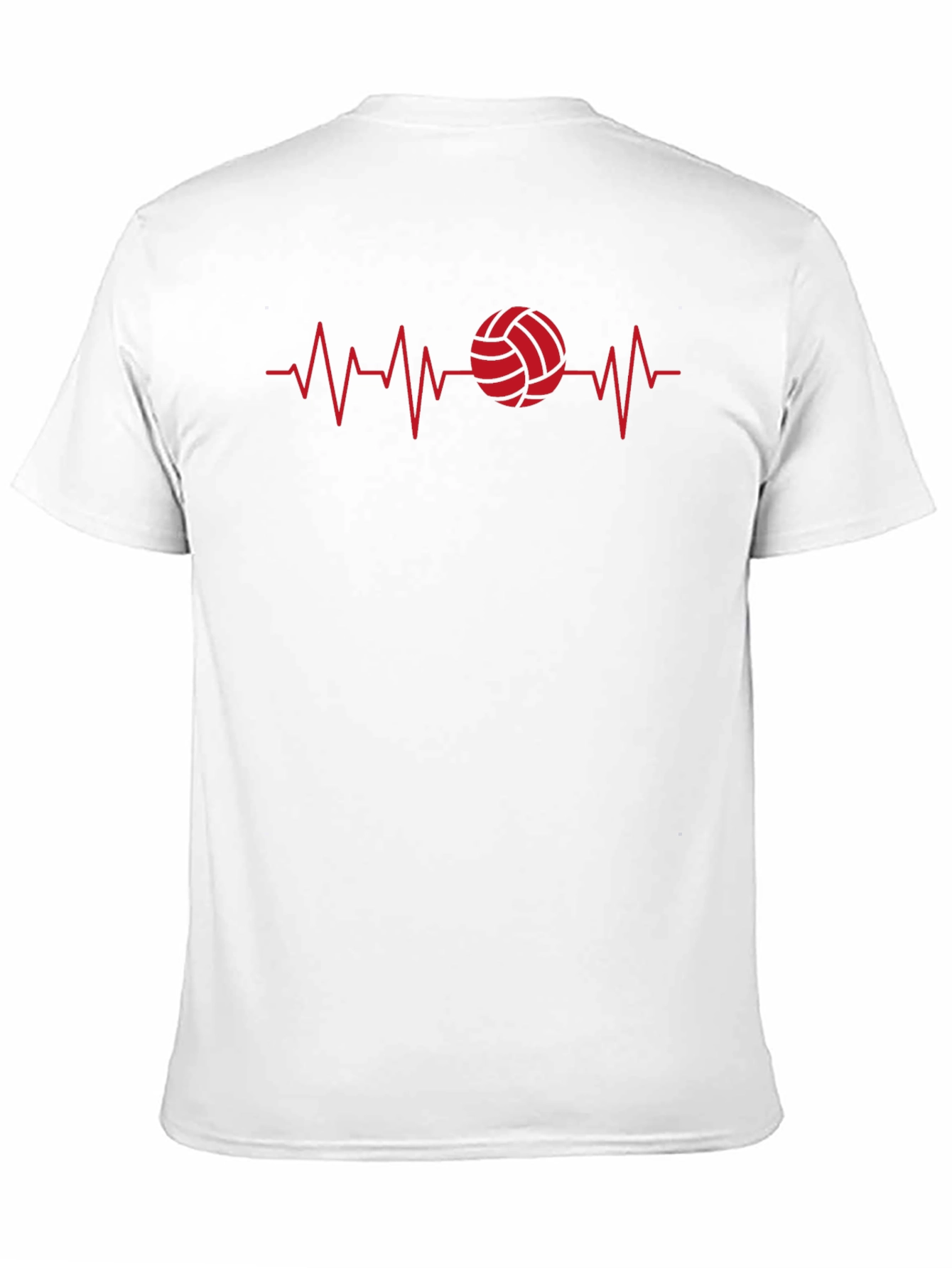Volleyball Heartbeat Graphic T-Shirt