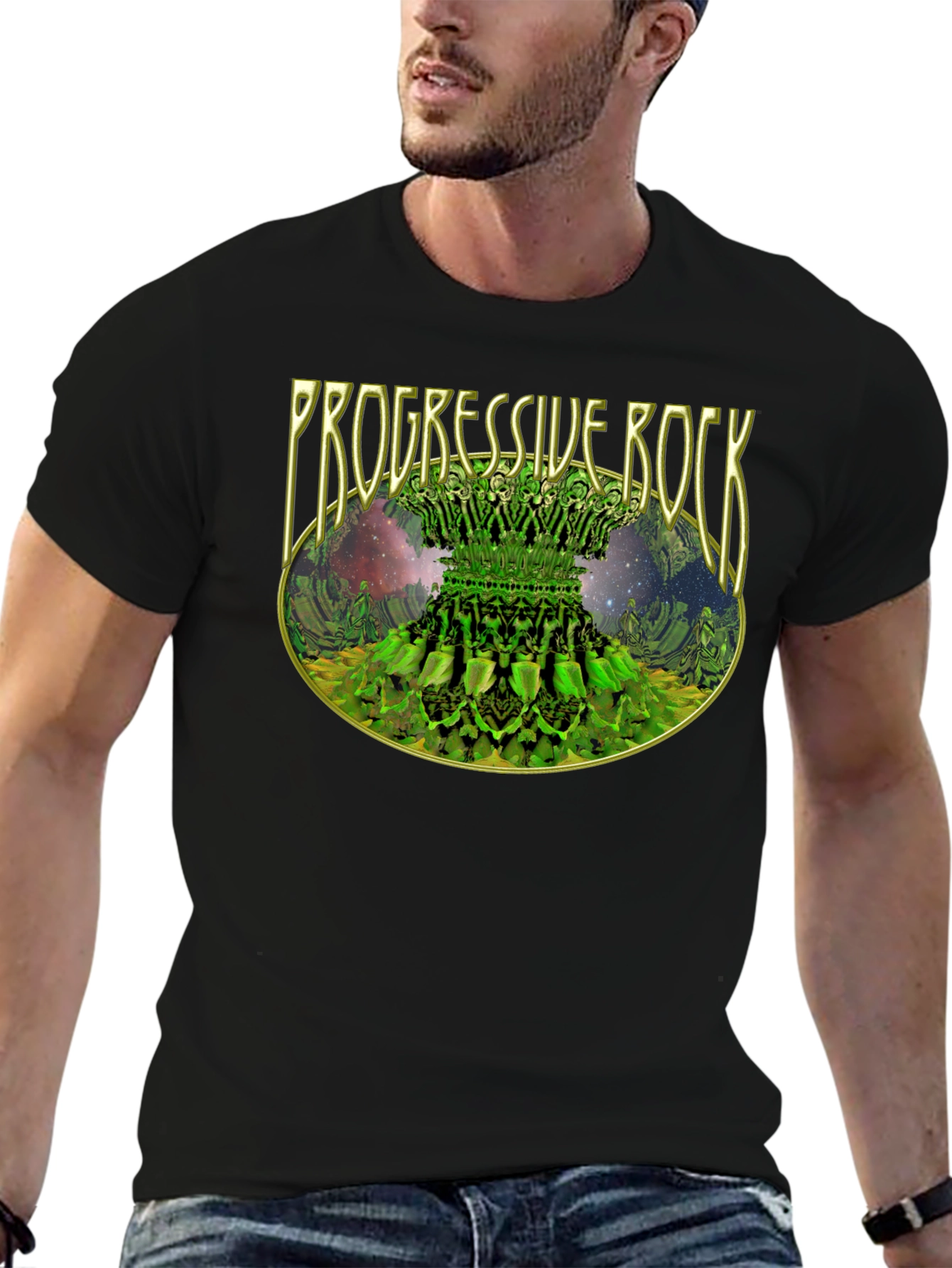 Progressive Rock Graphic Tee - Black