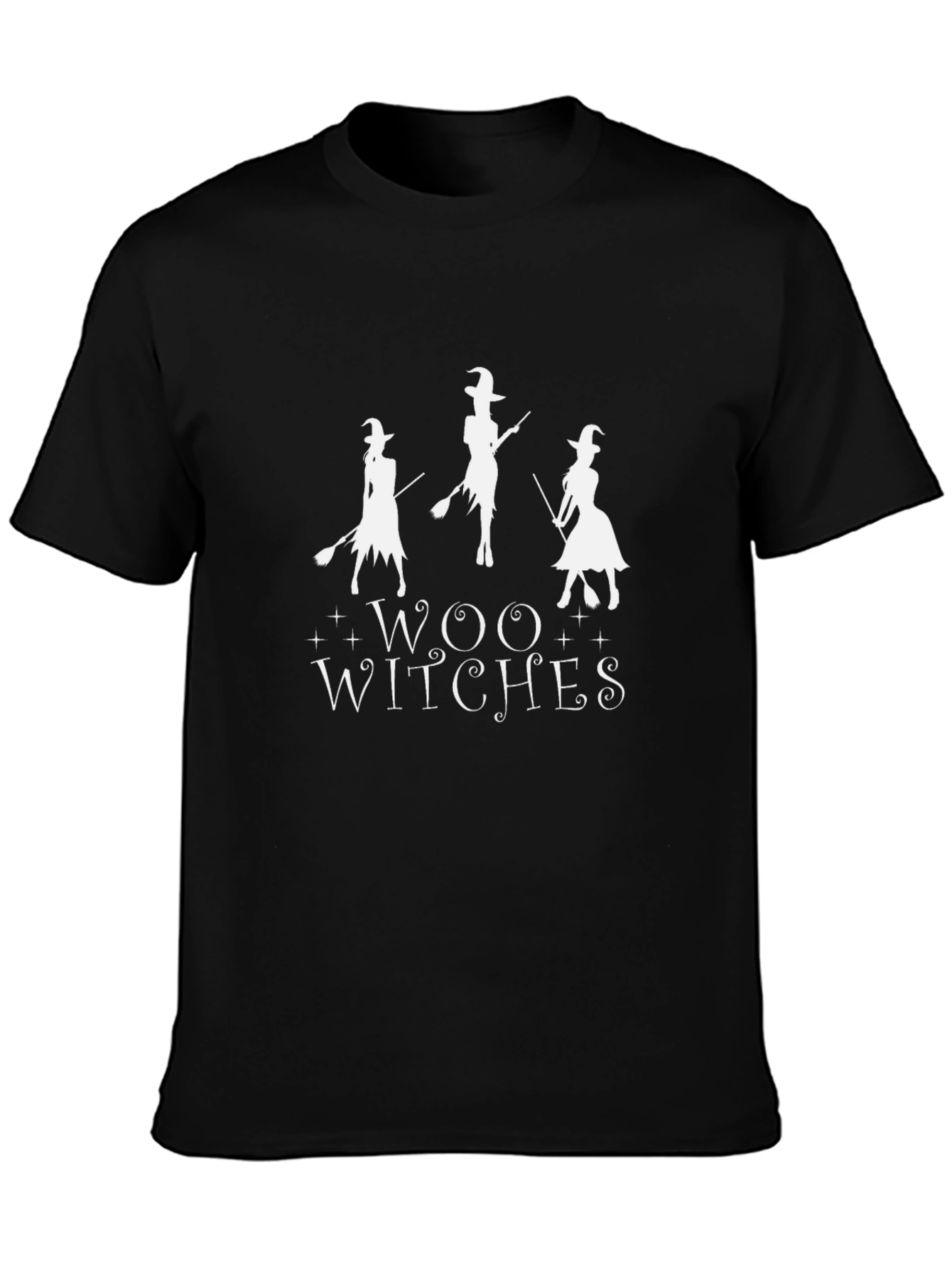 Woo Witches Graphic T-Shirt - Halloween Fashion