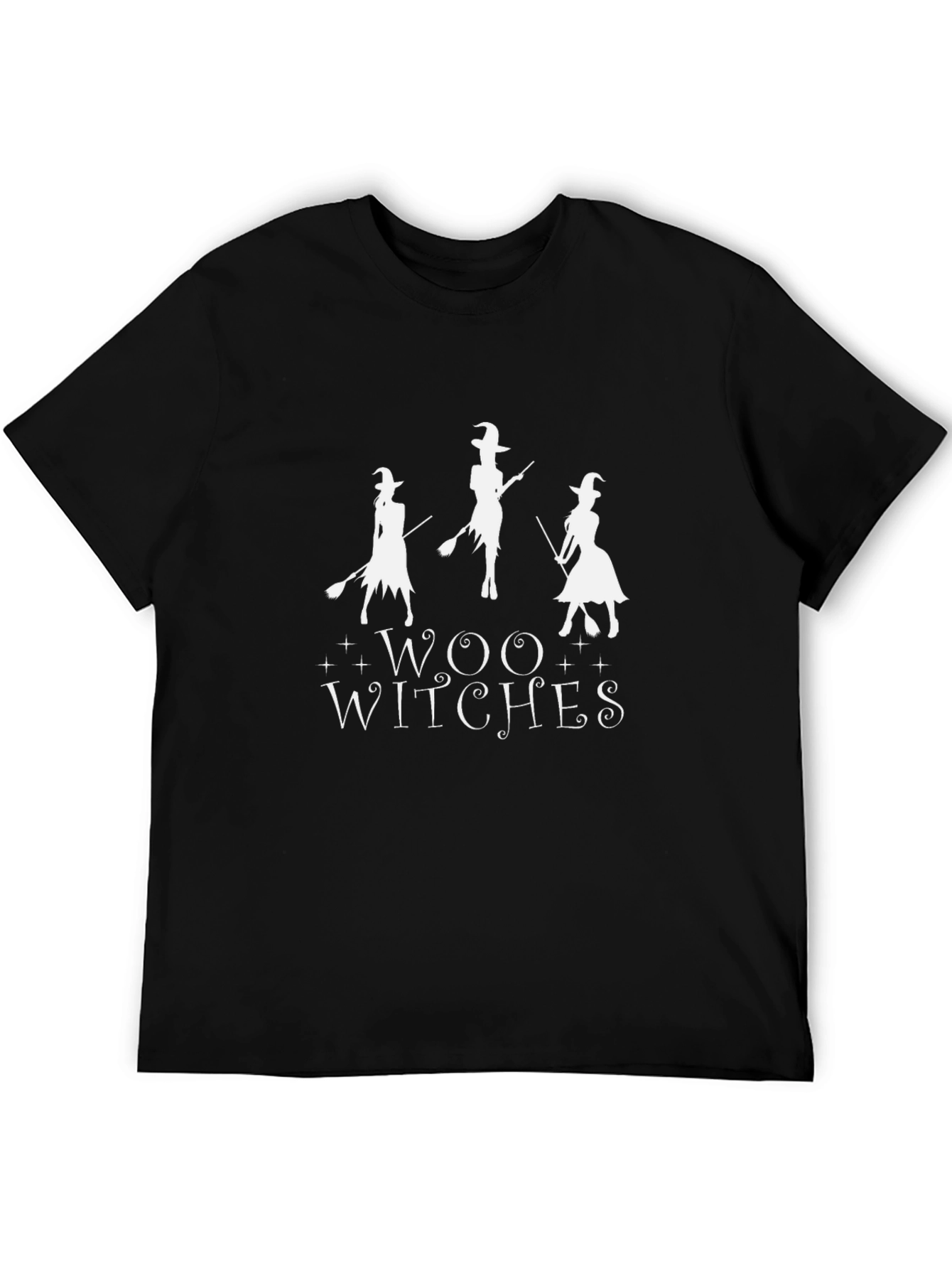 Woo Witches Graphic T-Shirt - Halloween Fashion