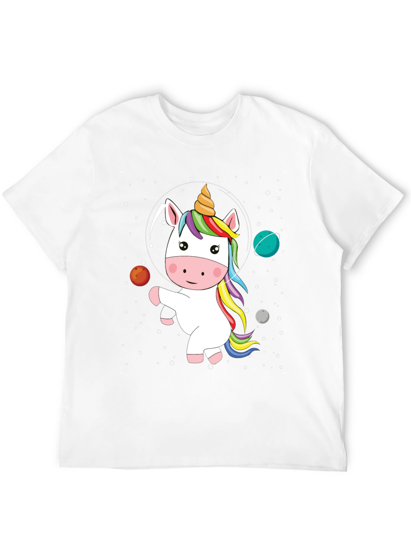 Unicorn in Space Graphic Tee