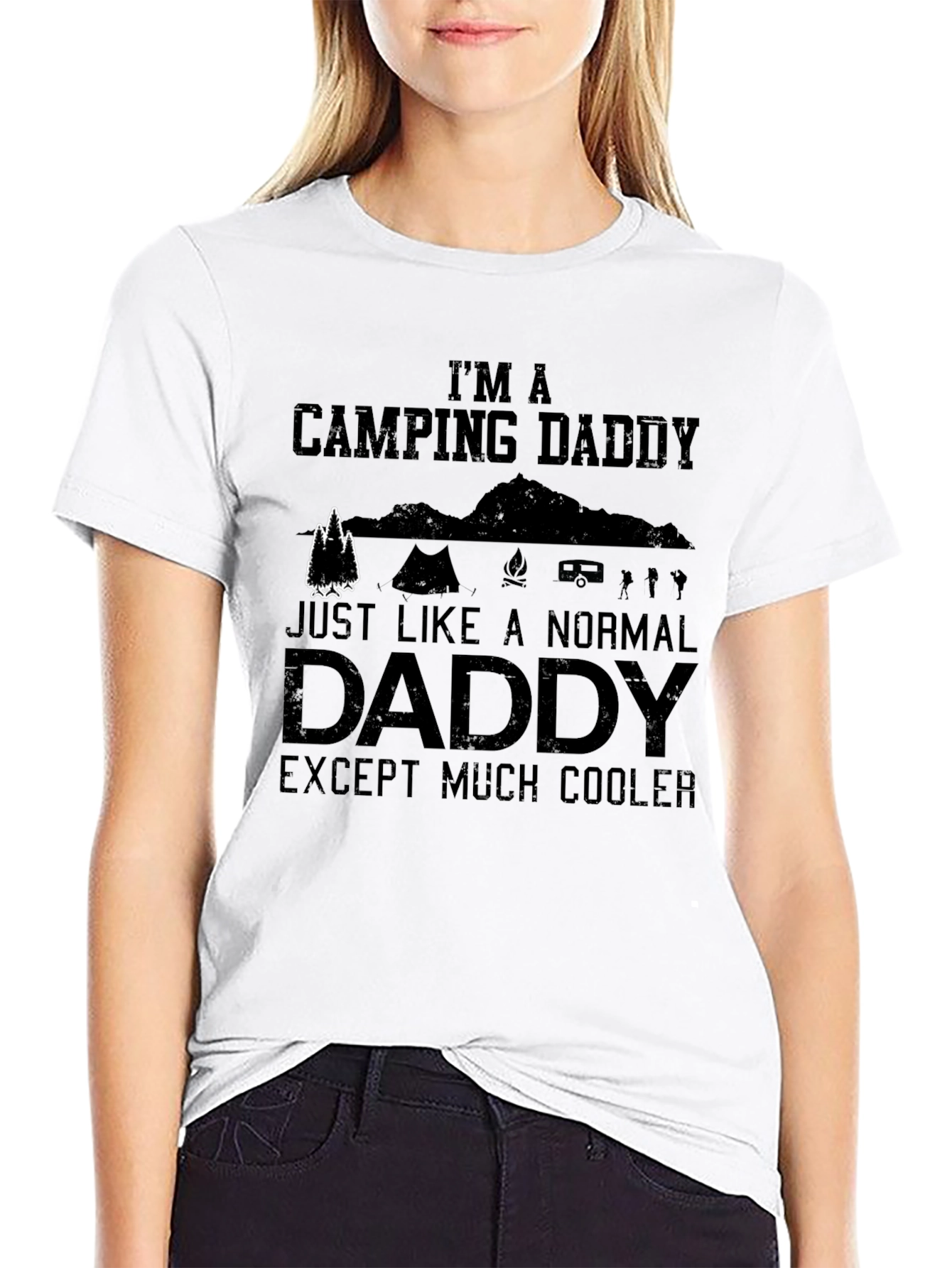 Camping Daddy T-Shirt - Cool Dad Tee