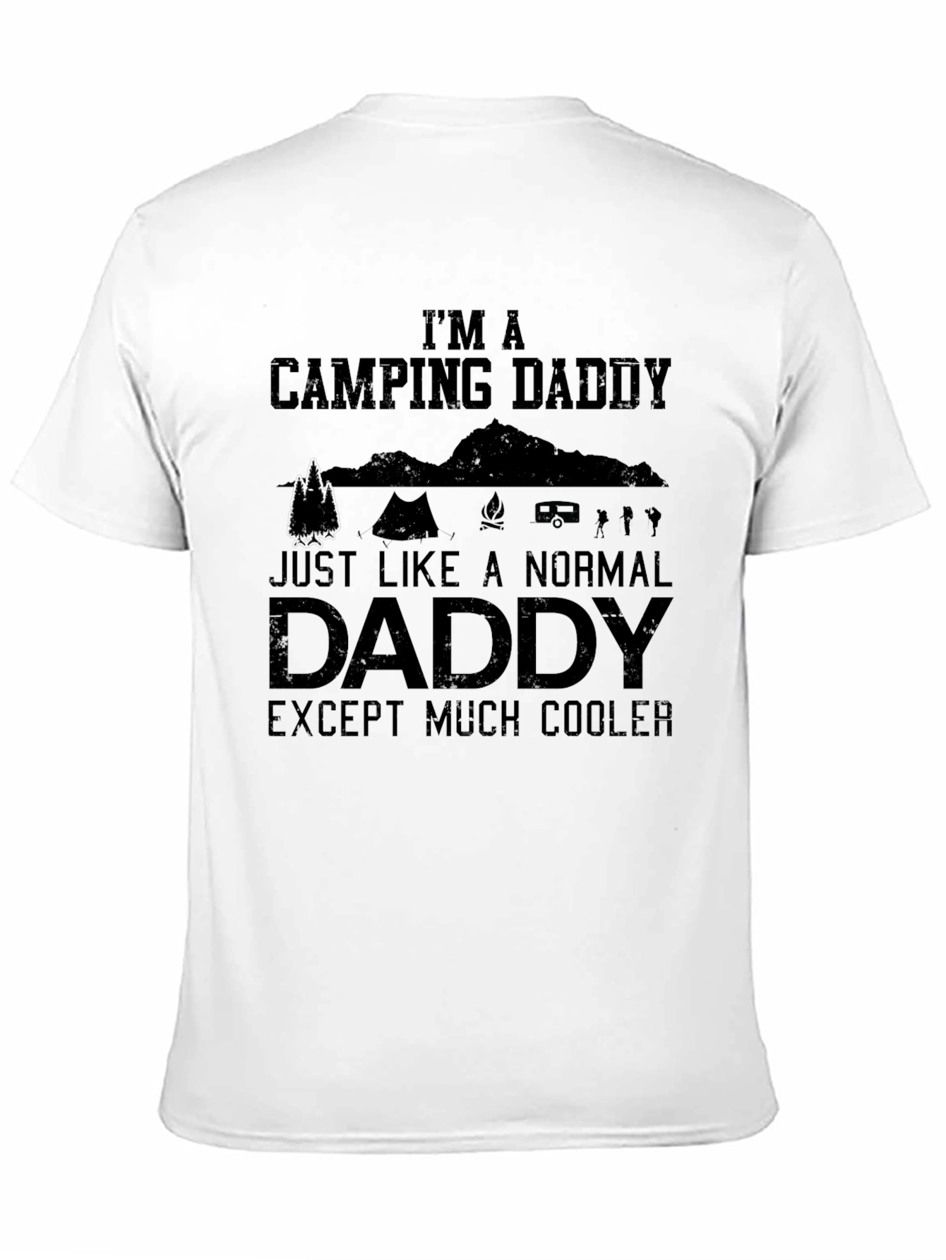 Camping Daddy T-Shirt - Cool Dad Tee