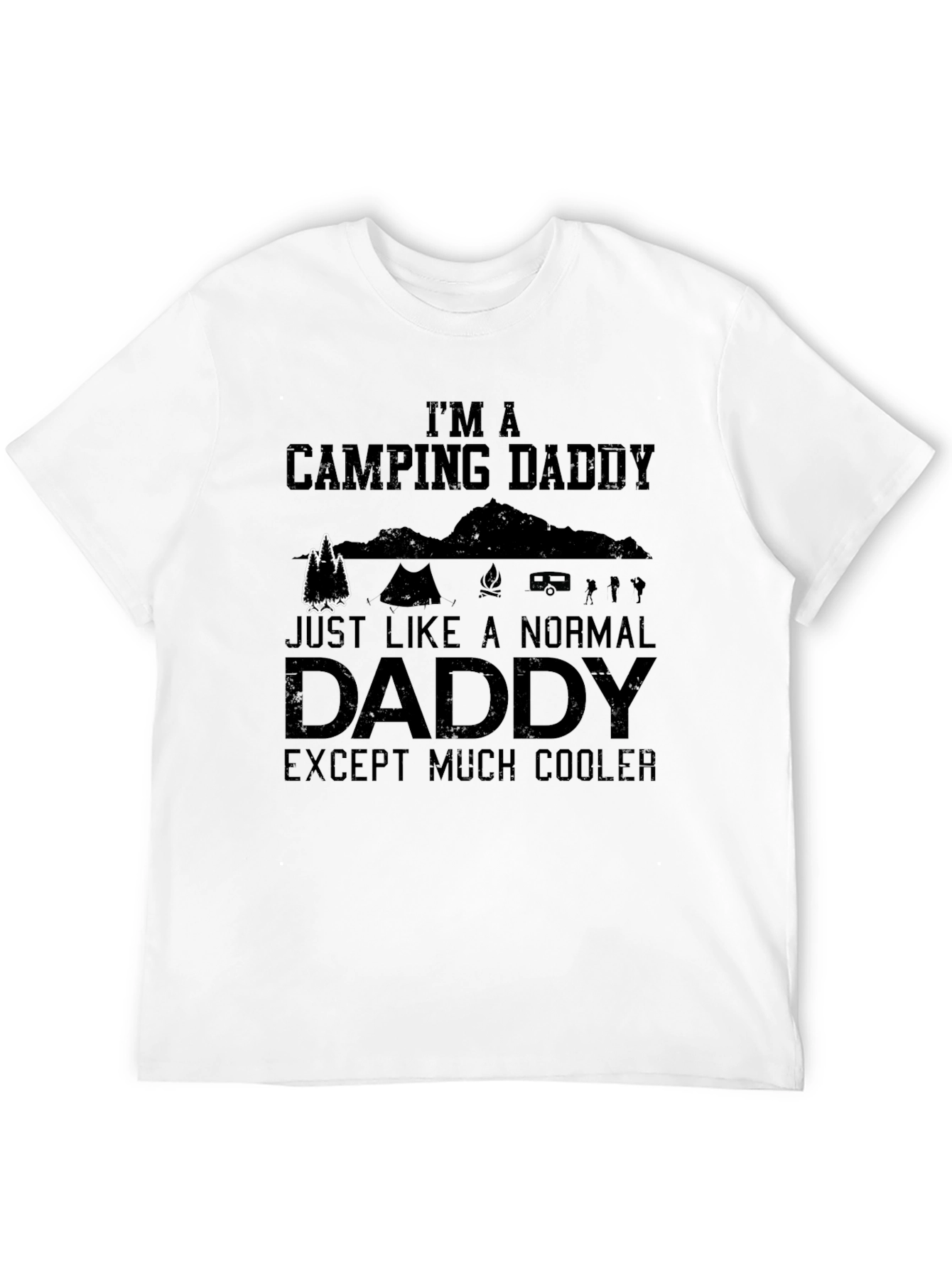 Camping Daddy T-Shirt - Cool Dad Tee