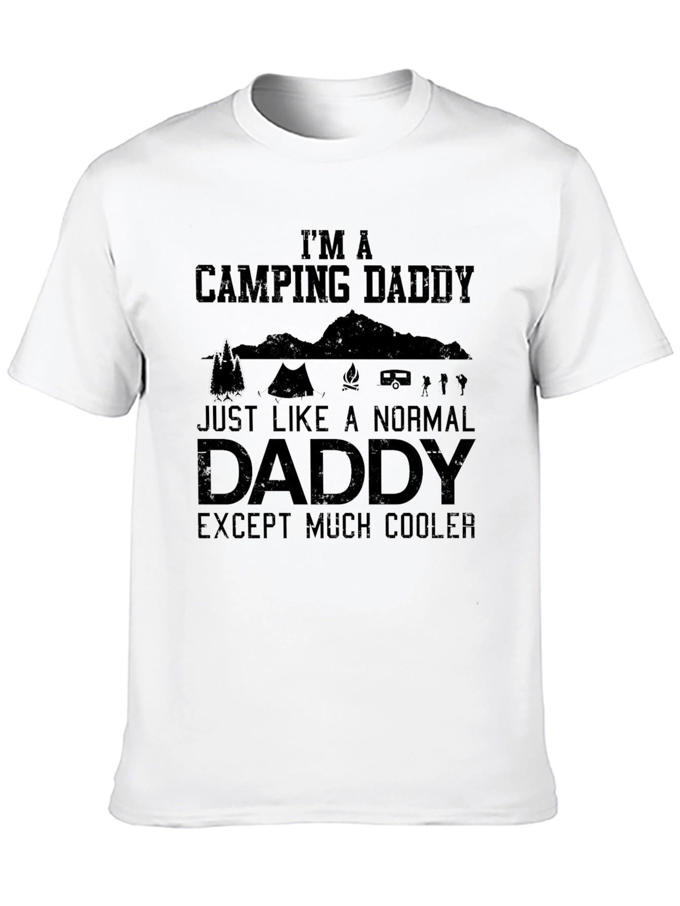 Camping Daddy T-Shirt - Cool Dad Tee