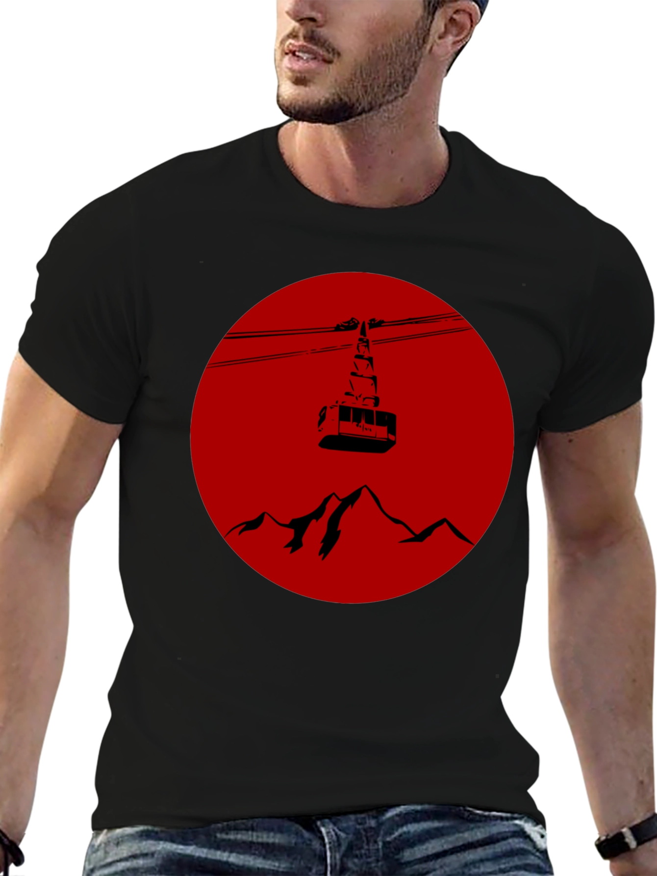 Black Gondola Ride T-Shirt