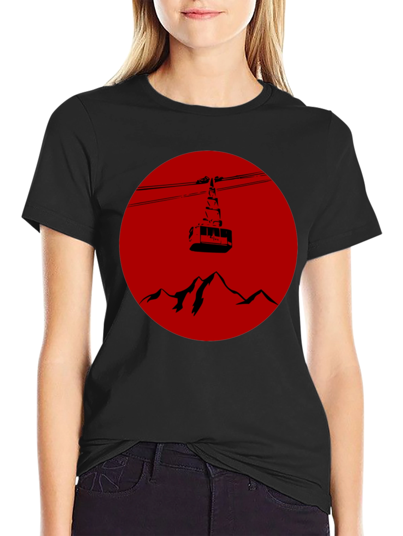 Black Gondola Ride T-Shirt