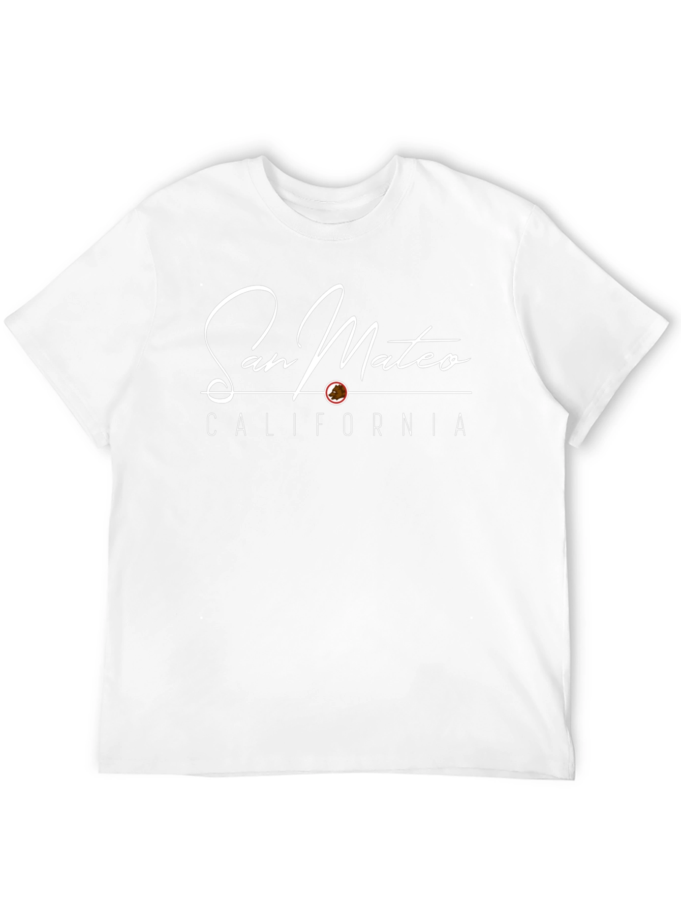 San Mateo California Black T-Shirt