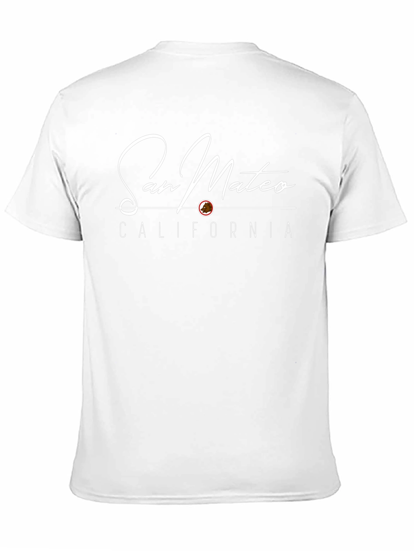 San Mateo California Black T-Shirt