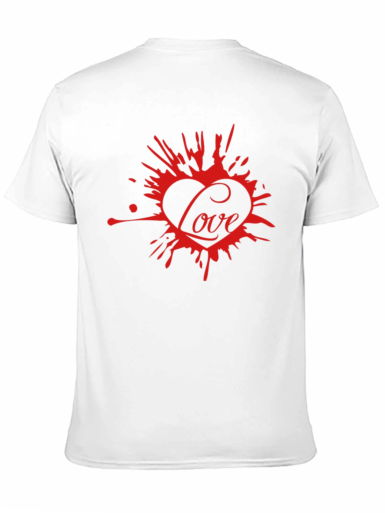 Love Splash Tee - Modern Graphic Print