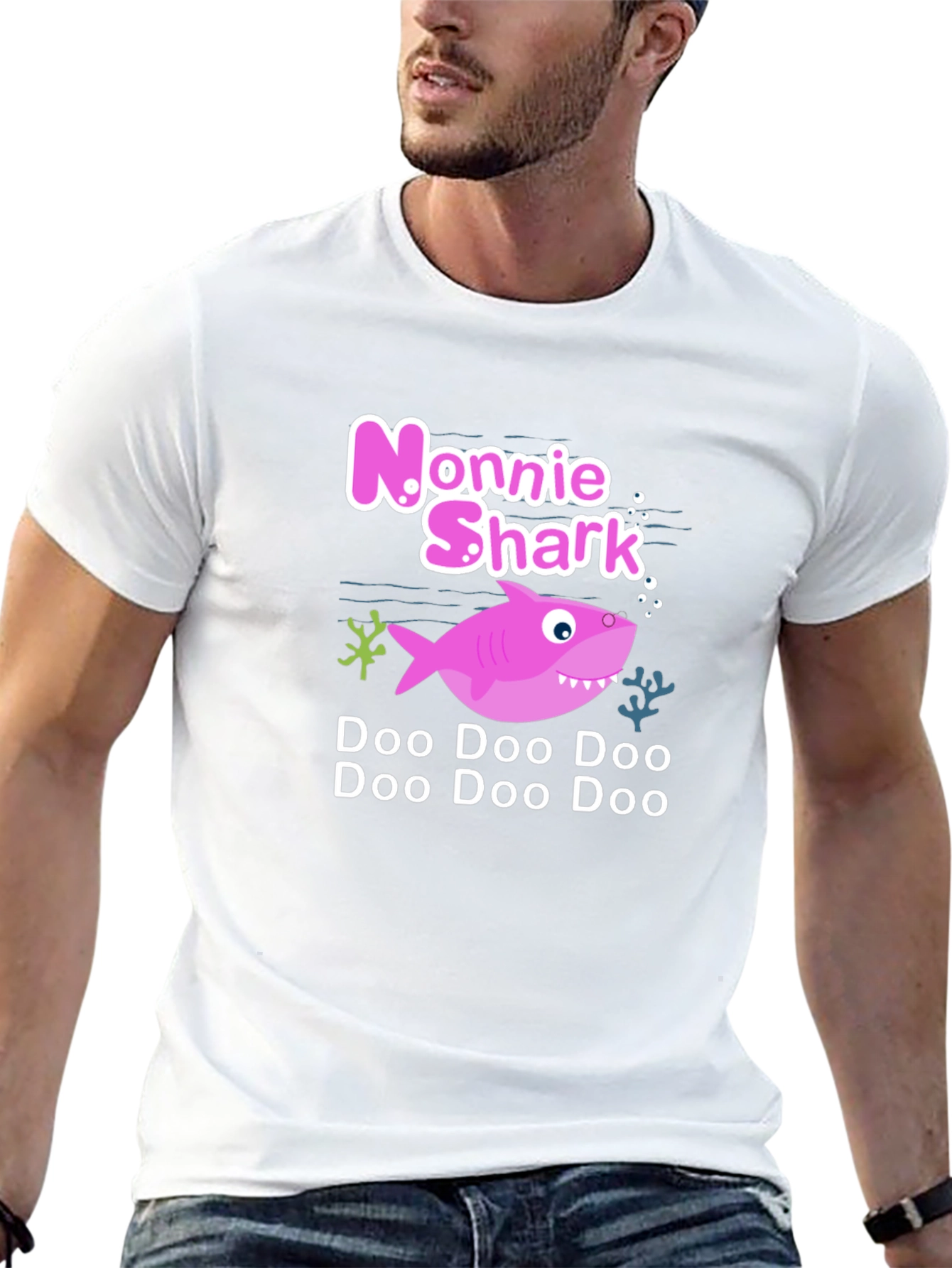 Nonnie Shark Doo Doo T-Shirt - Black