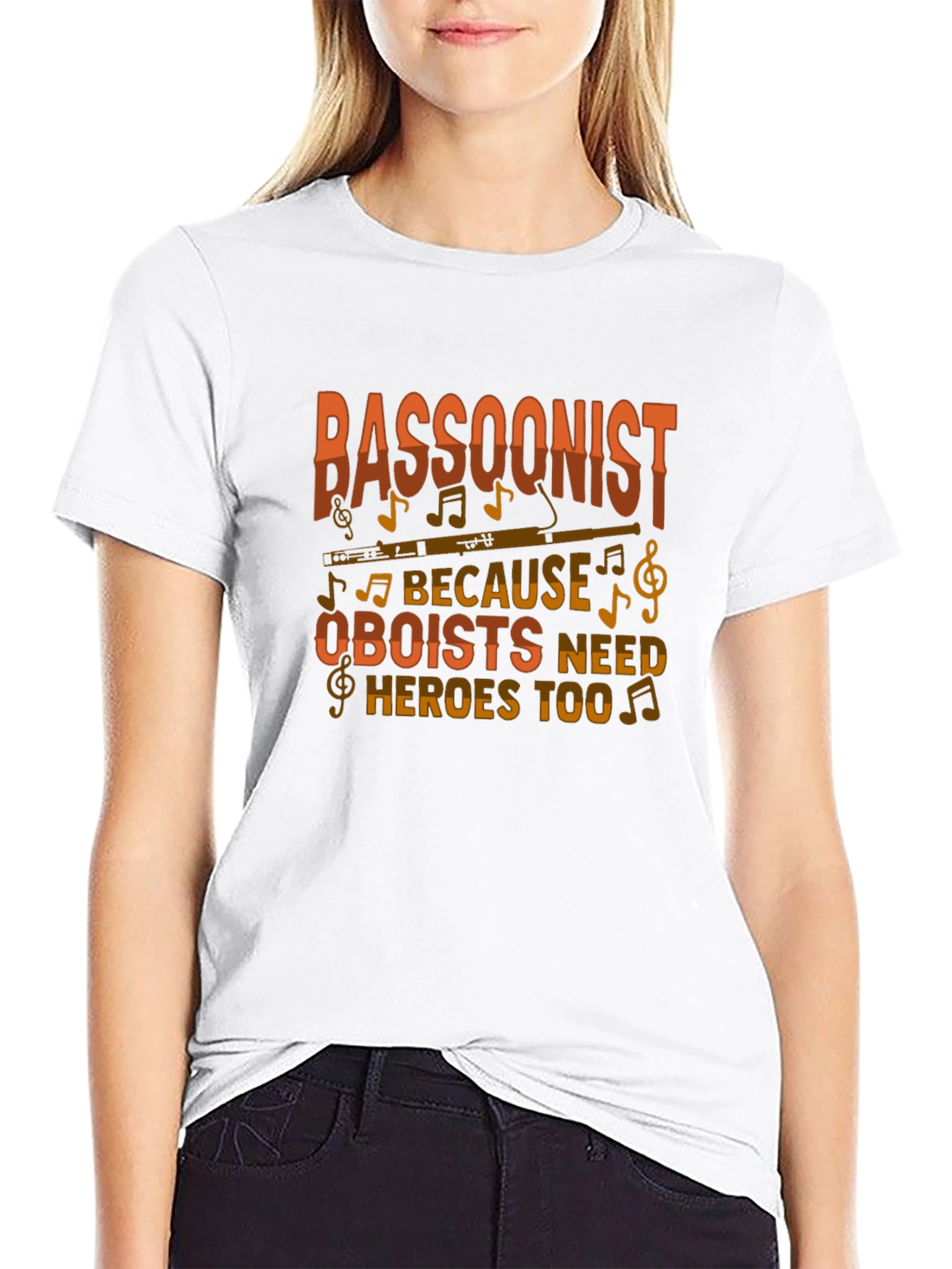 Bassoonist Oboist Heroes Graphic Tee