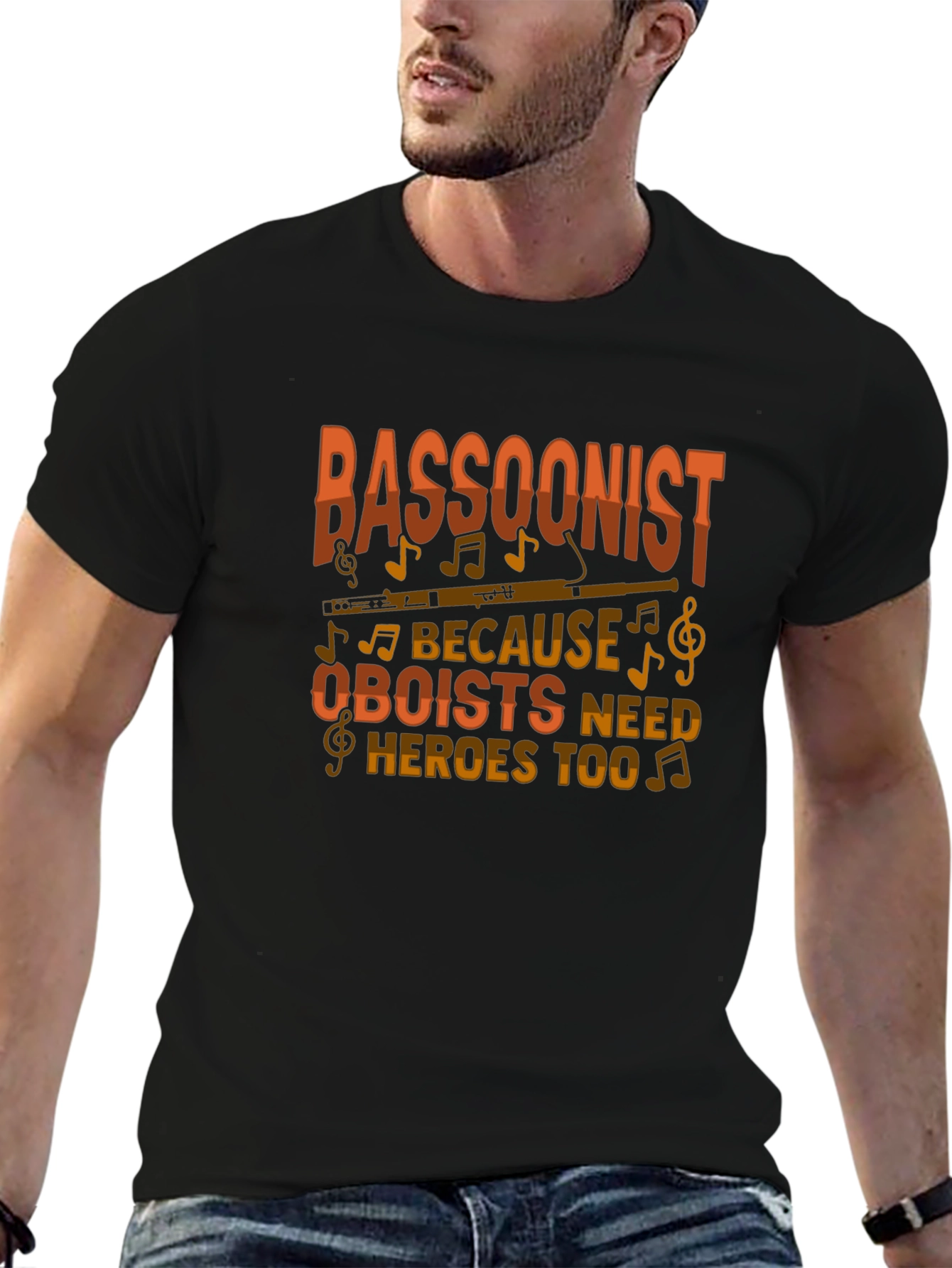 Bassoonist Oboist Heroes Graphic Tee