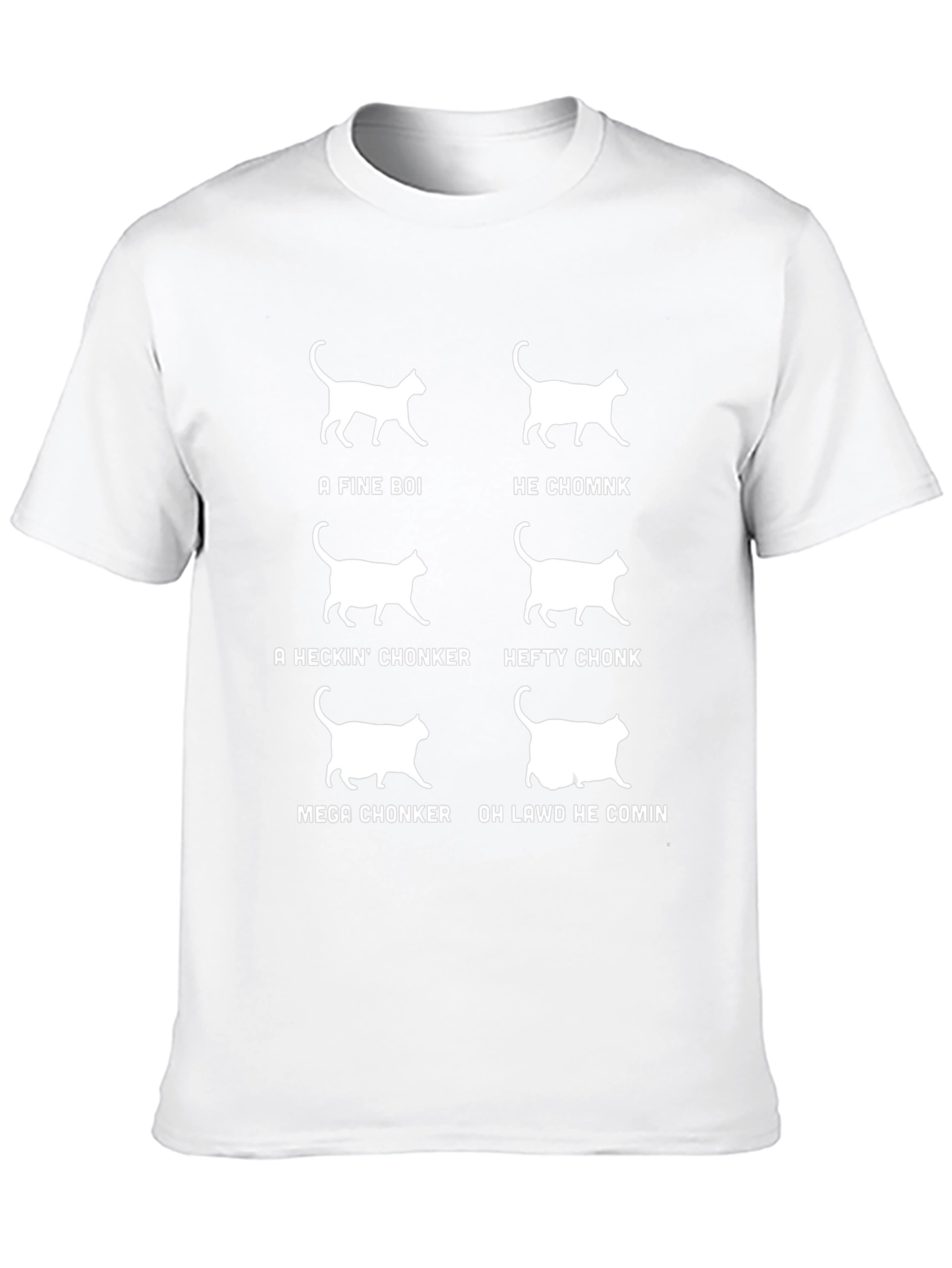Funny Cat Chonk Scale T-Shirt - Cat Lover Gift