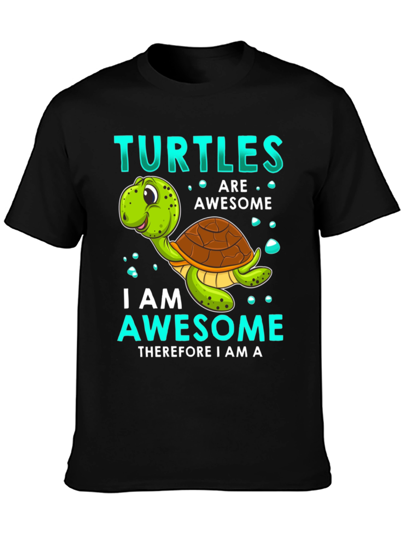Awesome Turtles Graphic T-Shirt