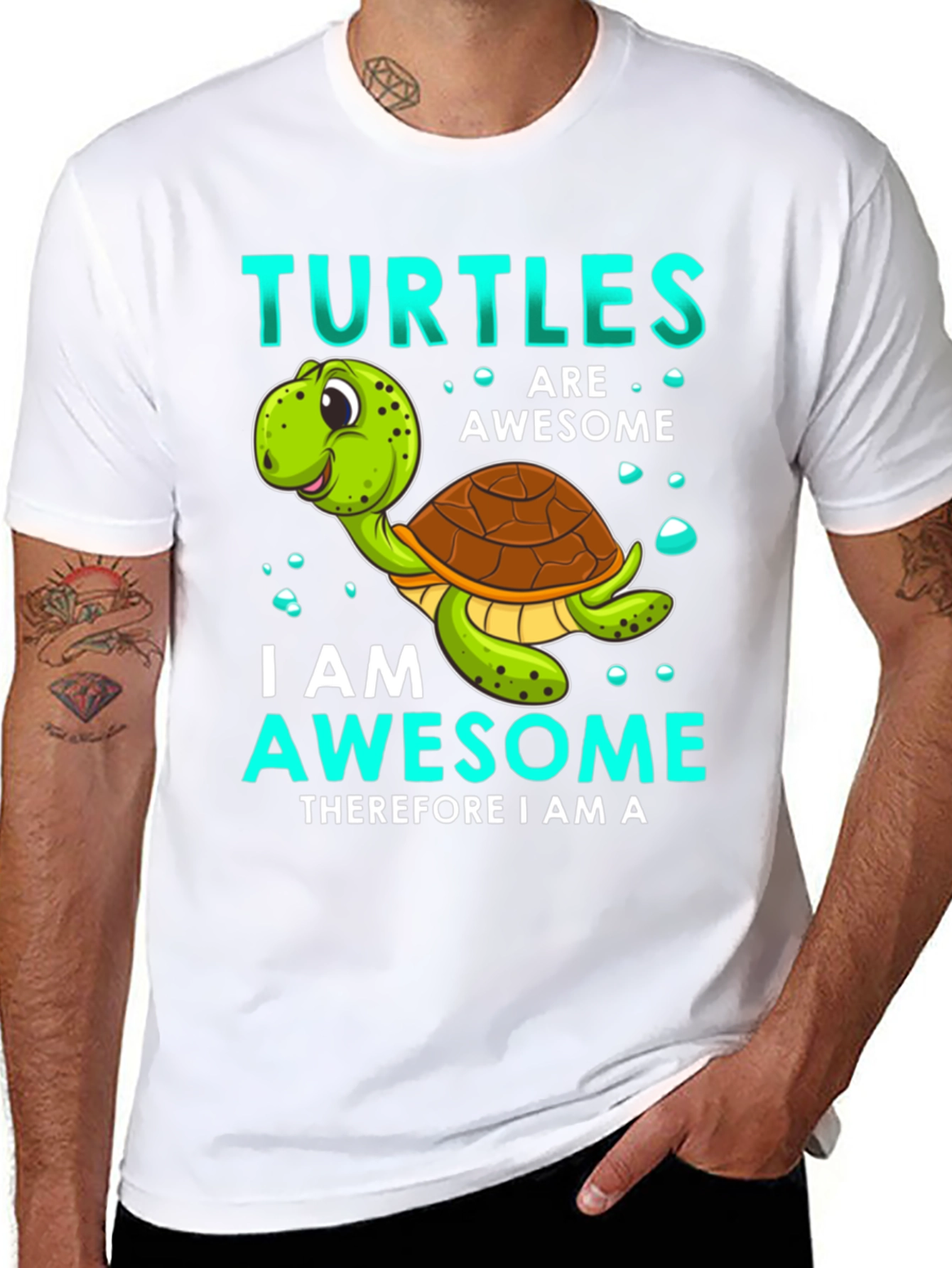 Awesome Turtles Graphic T-Shirt