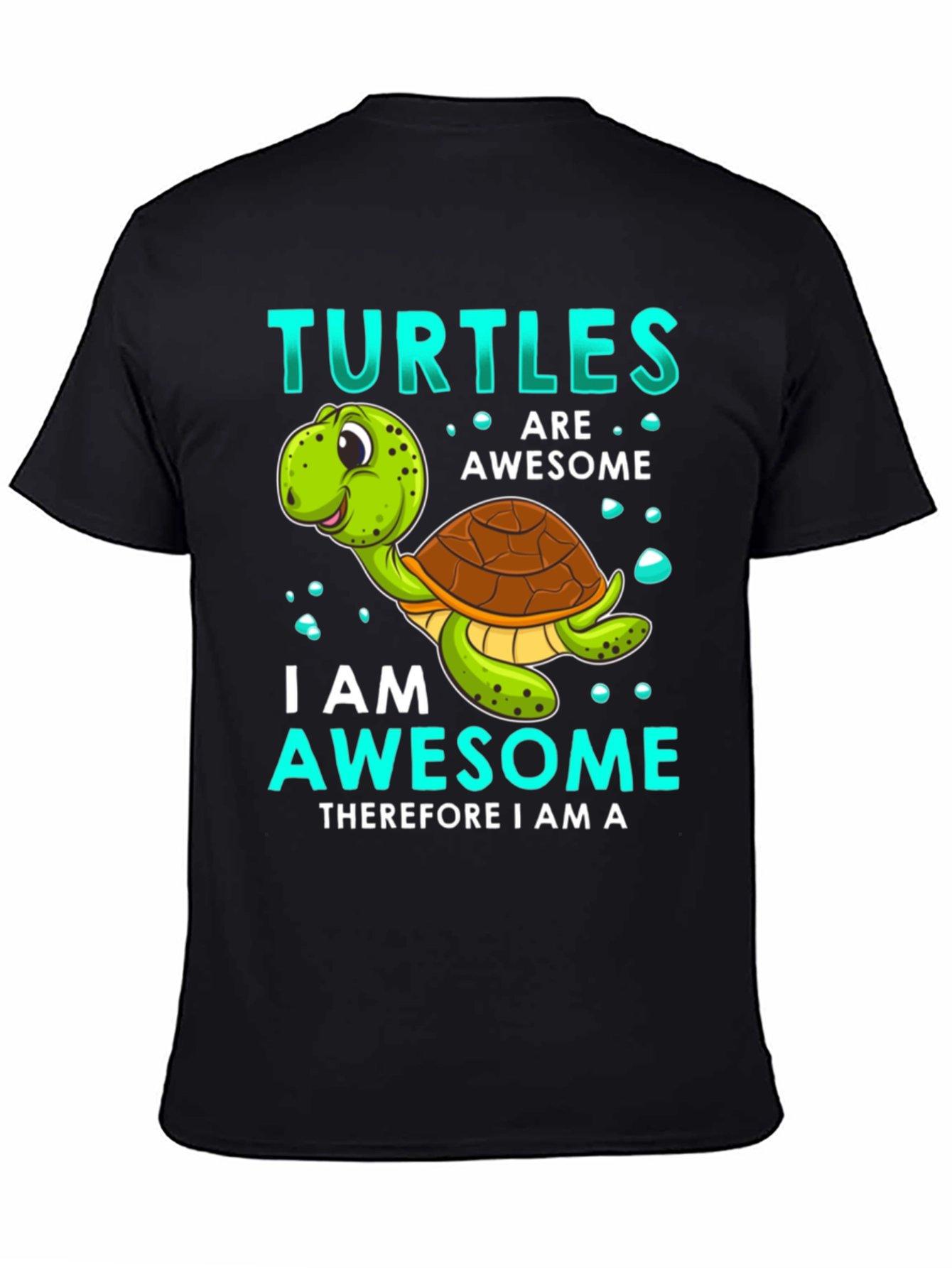 Awesome Turtles Graphic T-Shirt