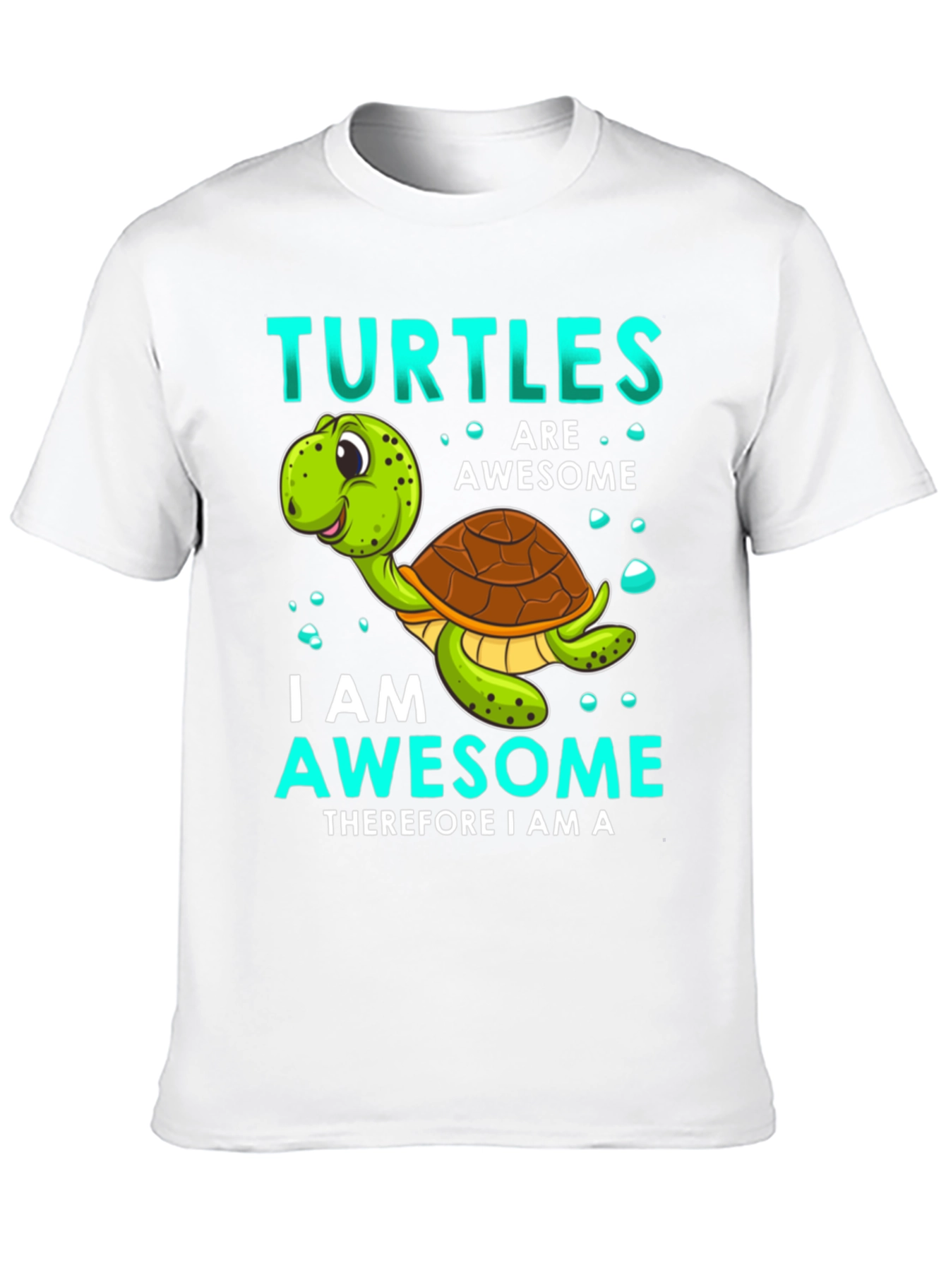 Awesome Turtles Graphic T-Shirt