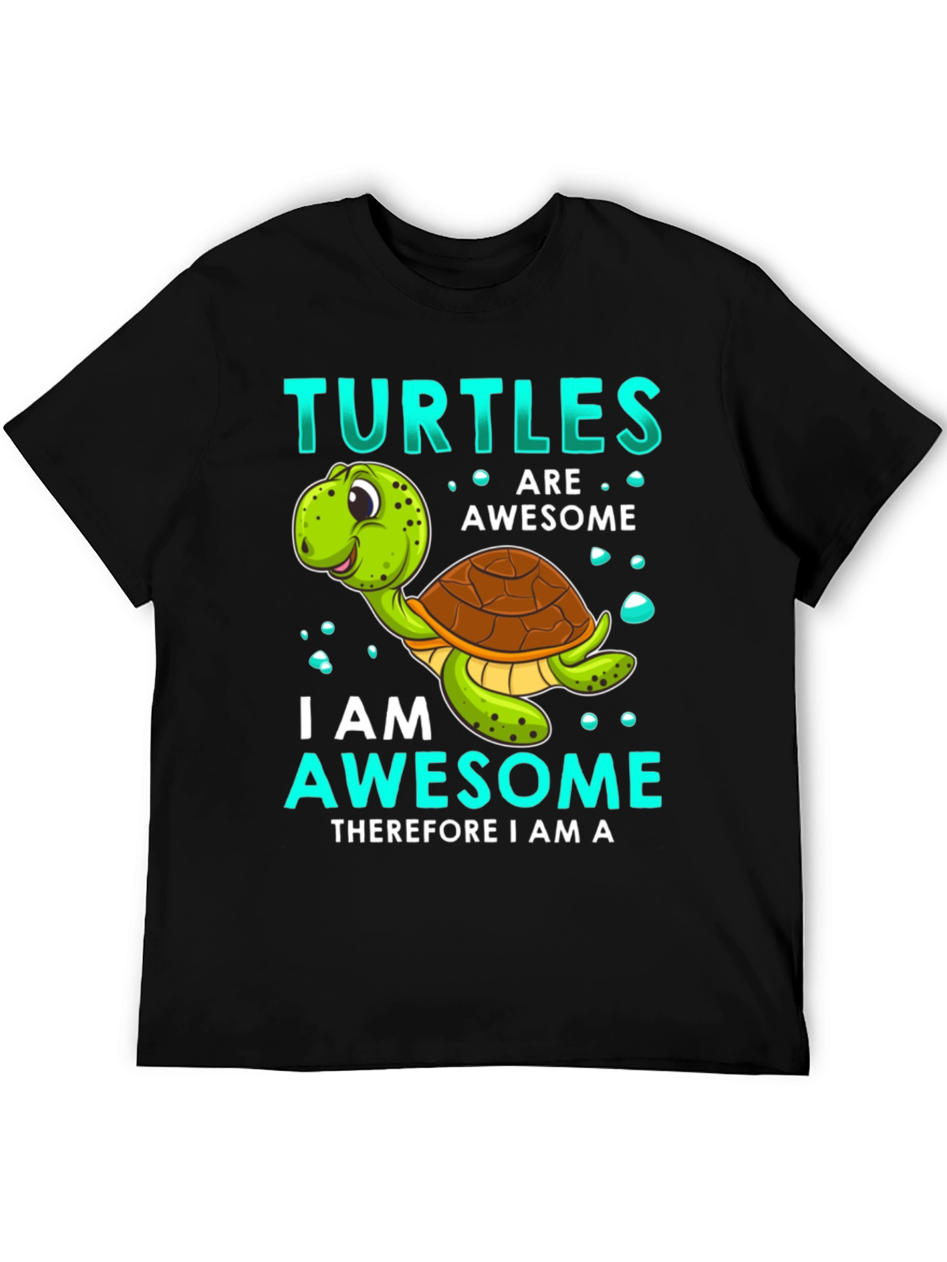 Awesome Turtles Graphic T-Shirt