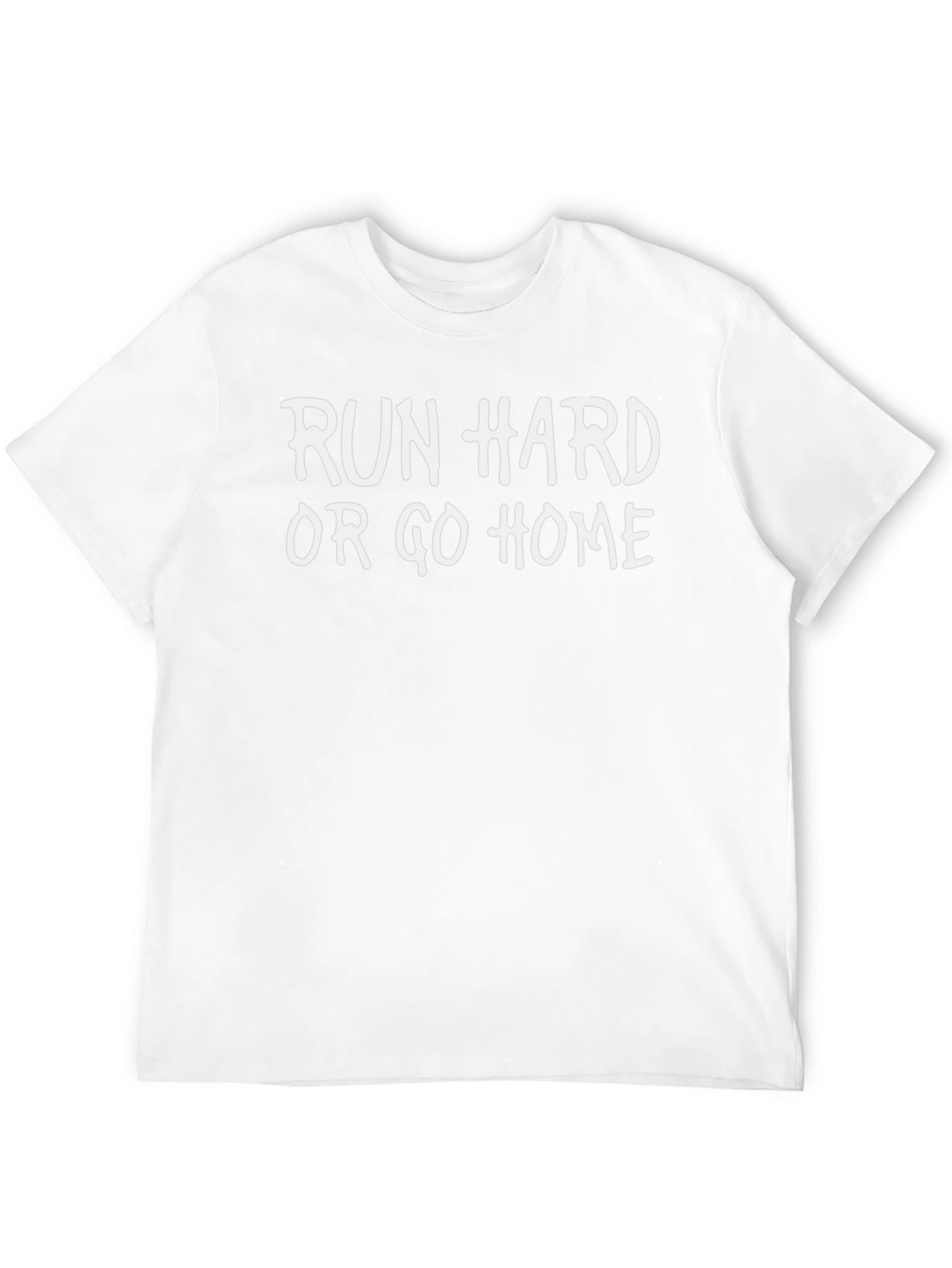 Run Hard or Go Home Black T-Shirt