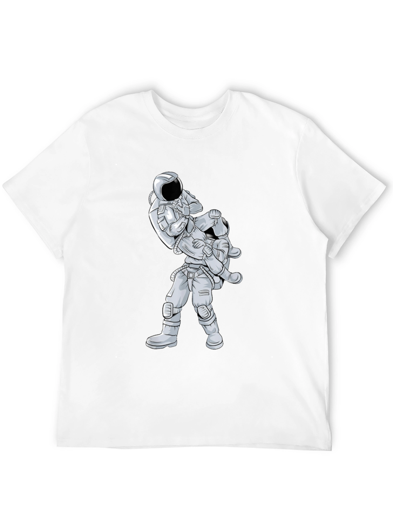 Astronaut Jiu Jitsu Graphic Tee - Black