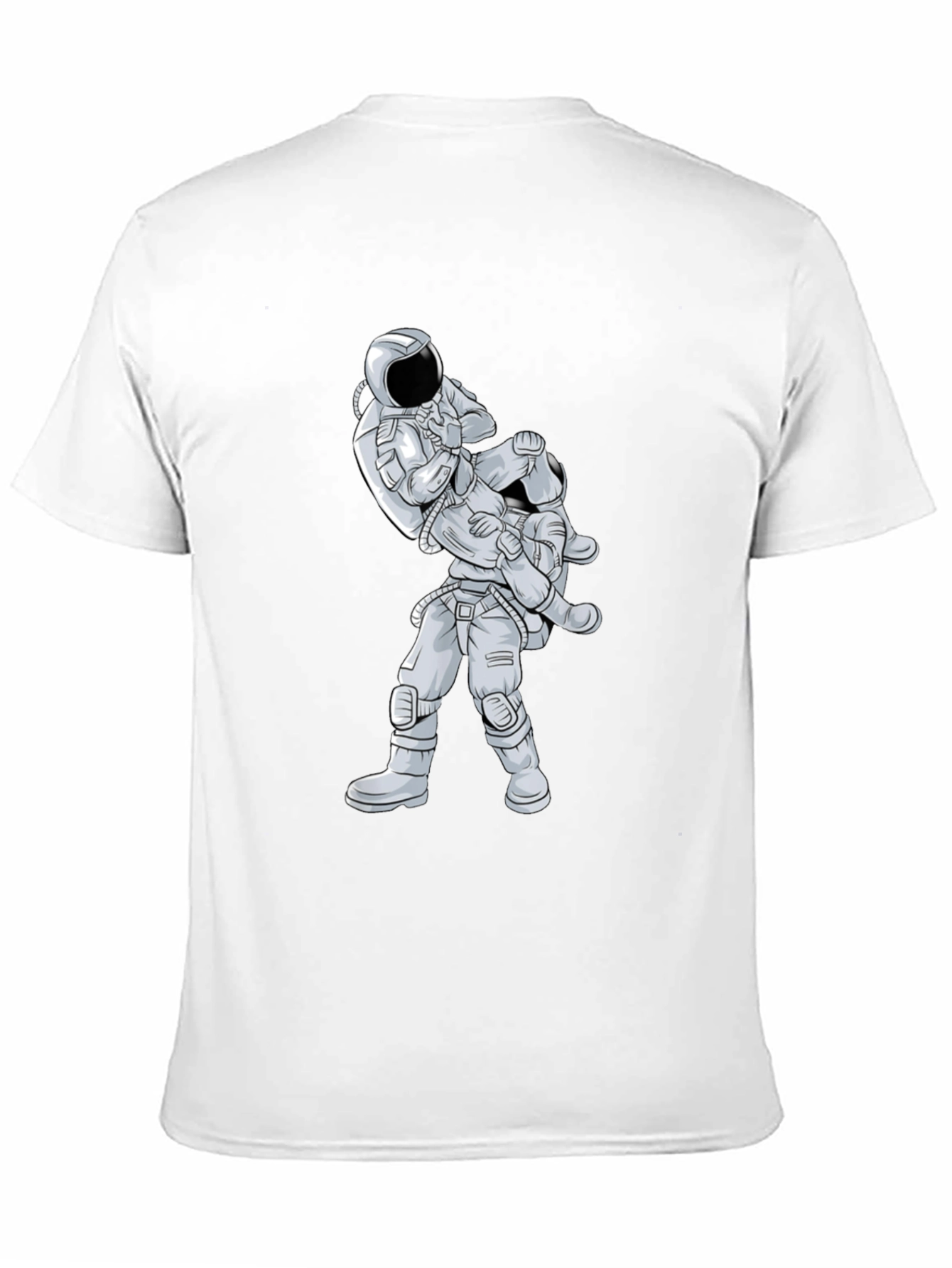 Astronaut Jiu Jitsu Graphic Tee - Black