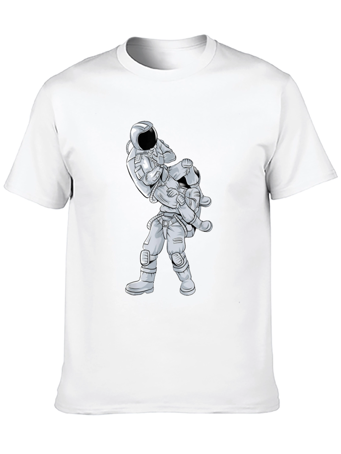 Astronaut Jiu Jitsu Graphic Tee - Black